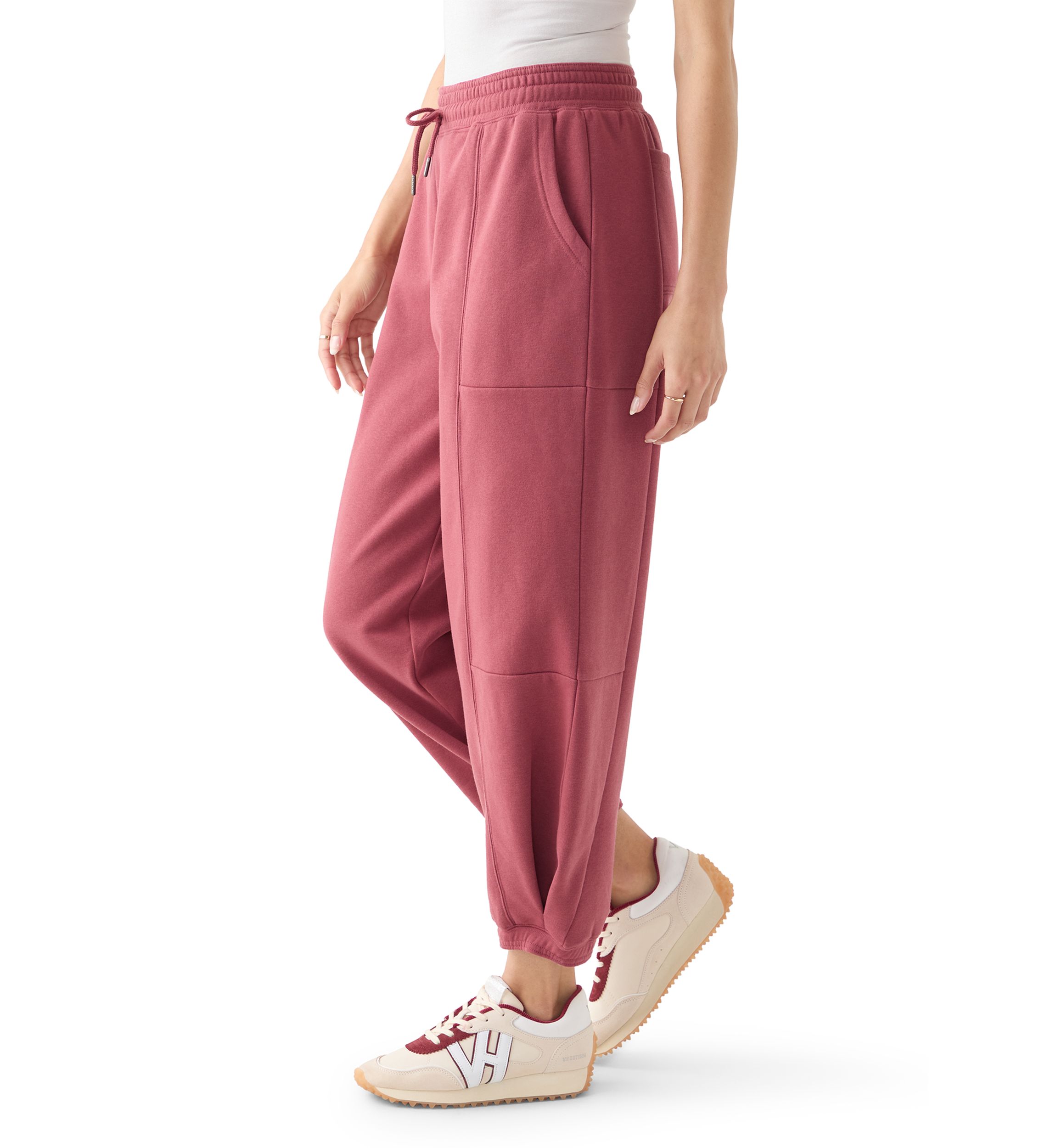 Womens Athleisure Barrel Pants