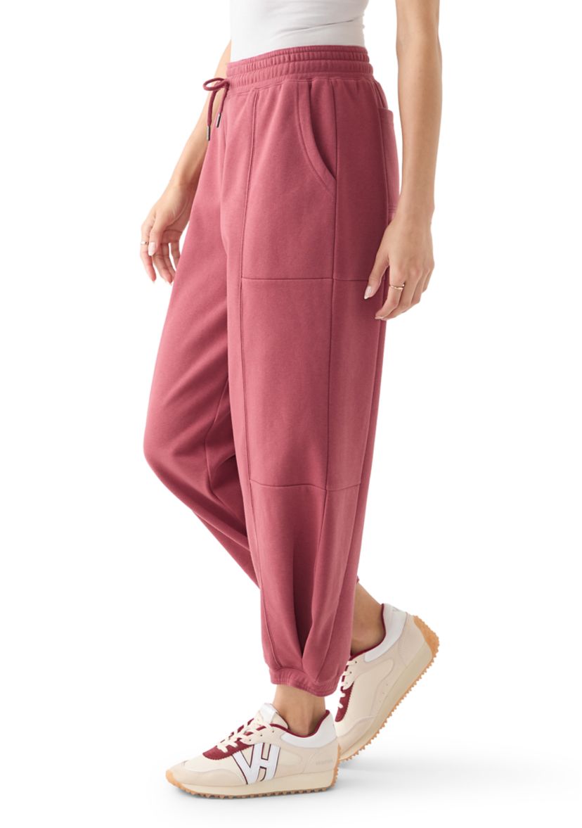 Womens Athleisure Barrel Pants