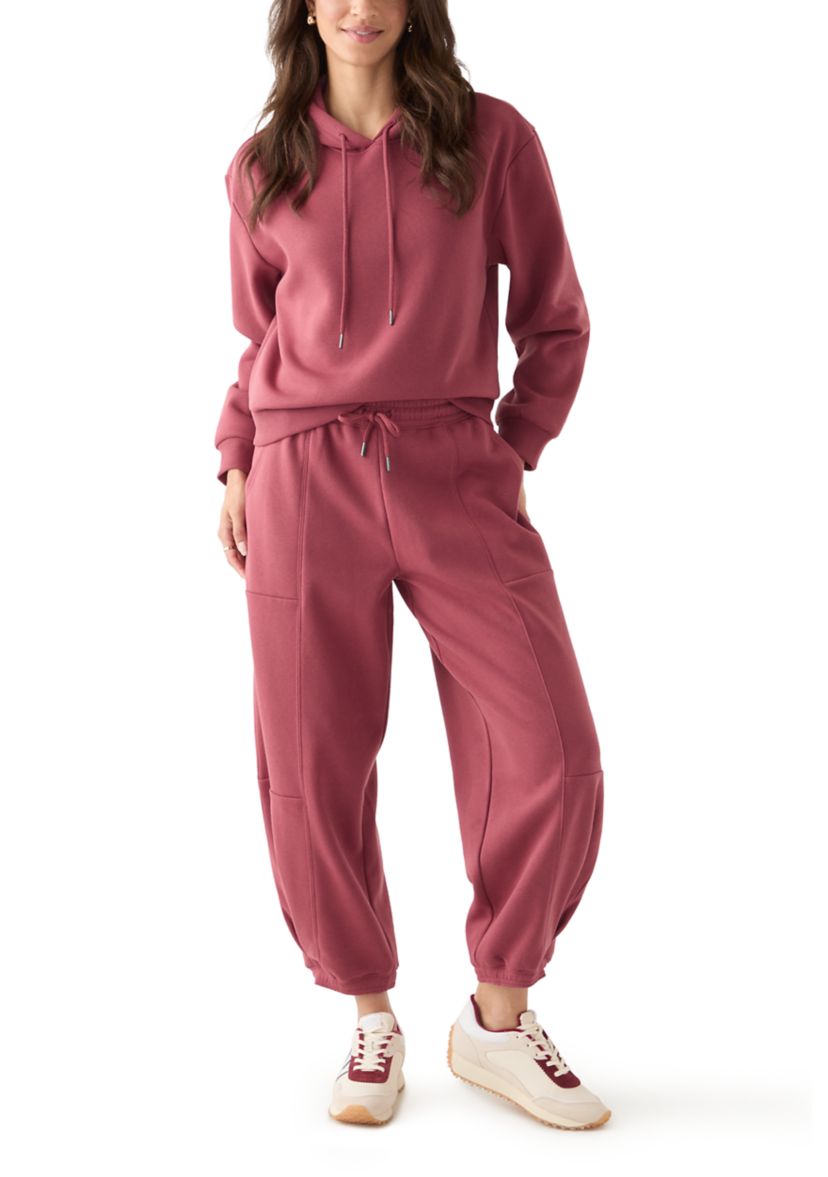 Womens Athleisure Barrel Pants