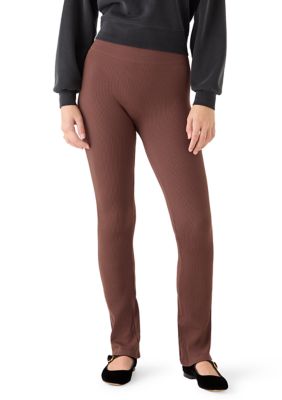 OLIVE + OAK Women's Ribbed Flare Leggings, XL