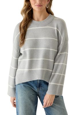 OLIVE + OAK Women's Long Sleeve Crew Neck Sweater, Medium