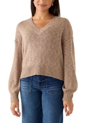 OLIVE + OAK Women's V-Neck Sweater, XL