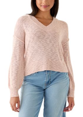 OLIVE + OAK Women's V-Neck Sweater, Medium