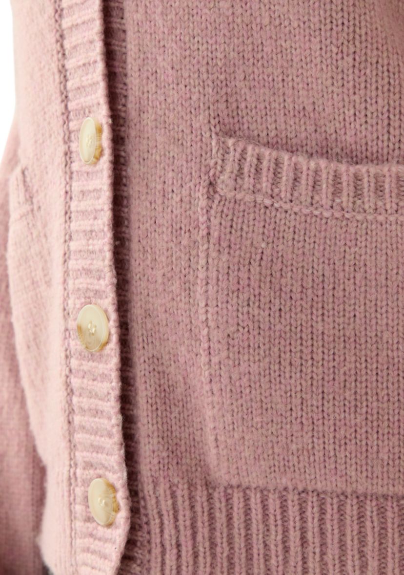 Womens V-Neck Button Front Cardigan