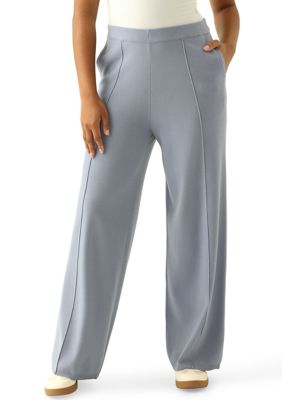 OLIVE + OAK Women's Sweater Pants with Piping
