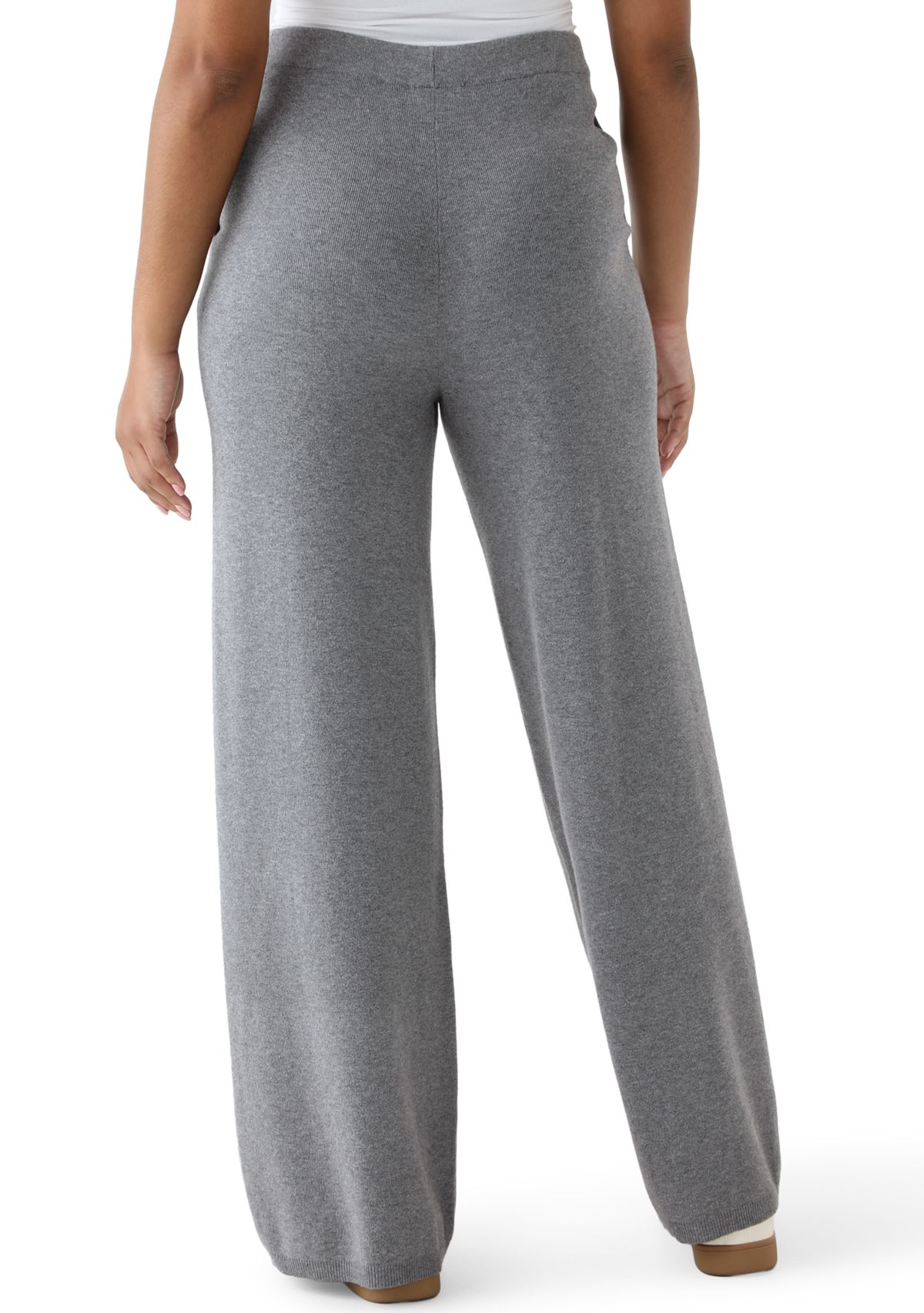 Womens Sweater Pants with Piping