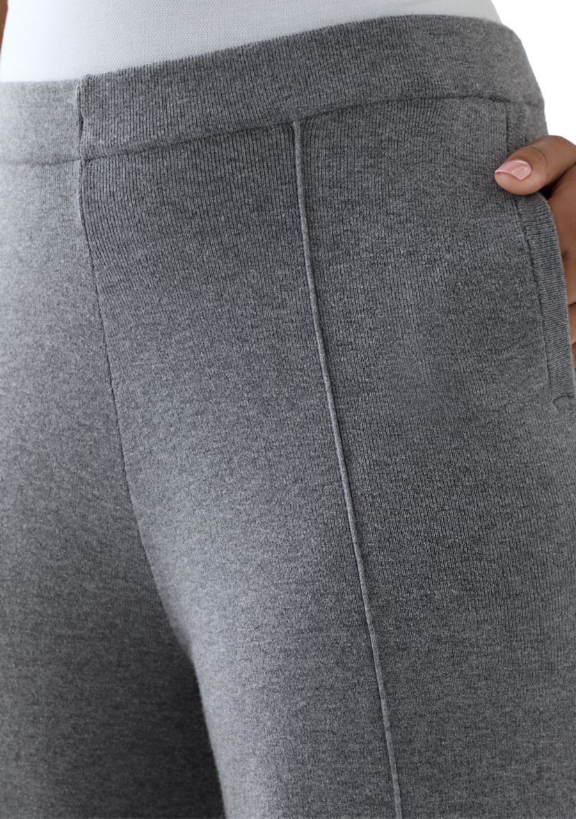 Womens Sweater Pants with Piping