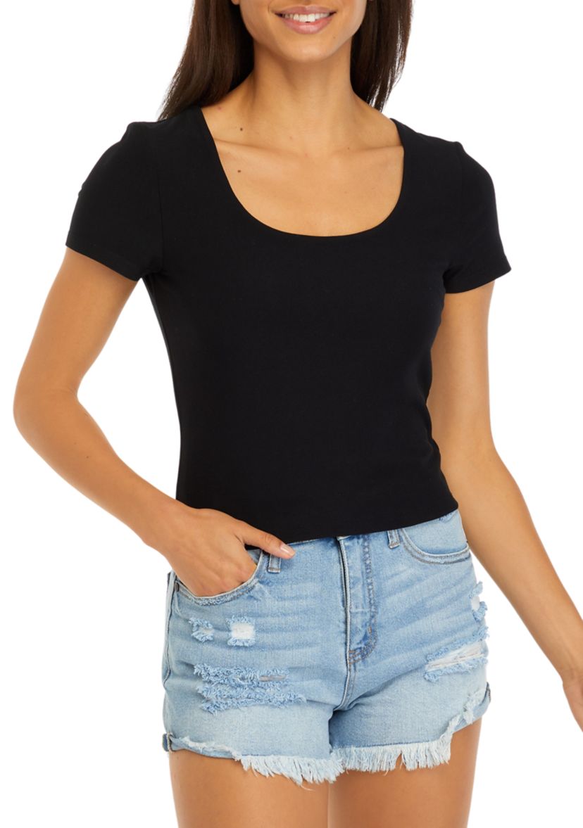 Womens Peached Jersey T-Shirt 