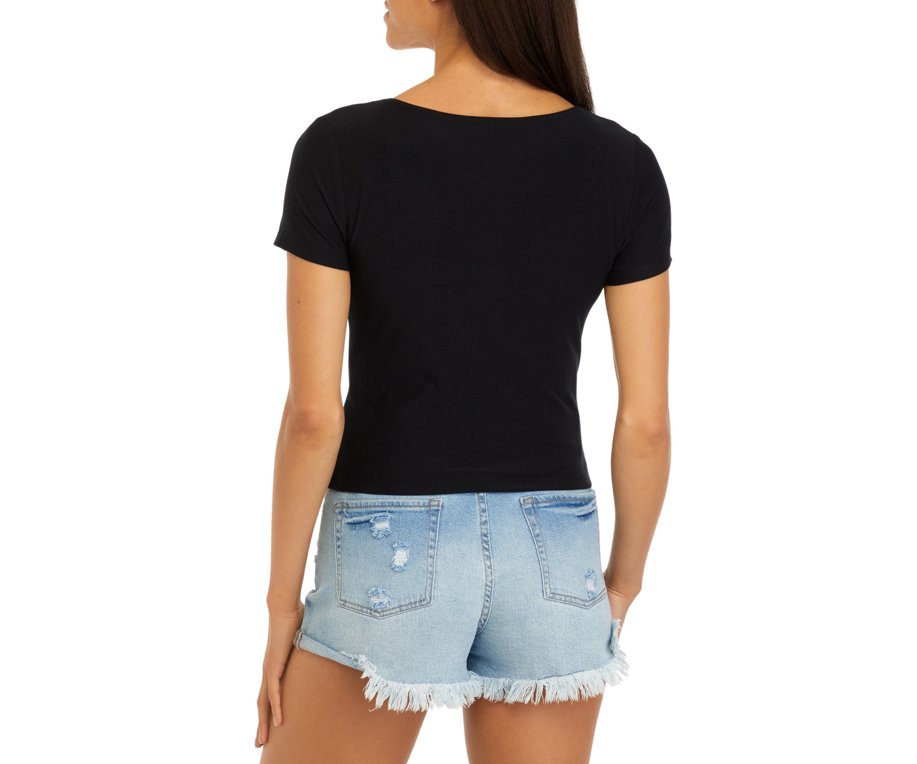 Womens Peached Jersey T-Shirt 