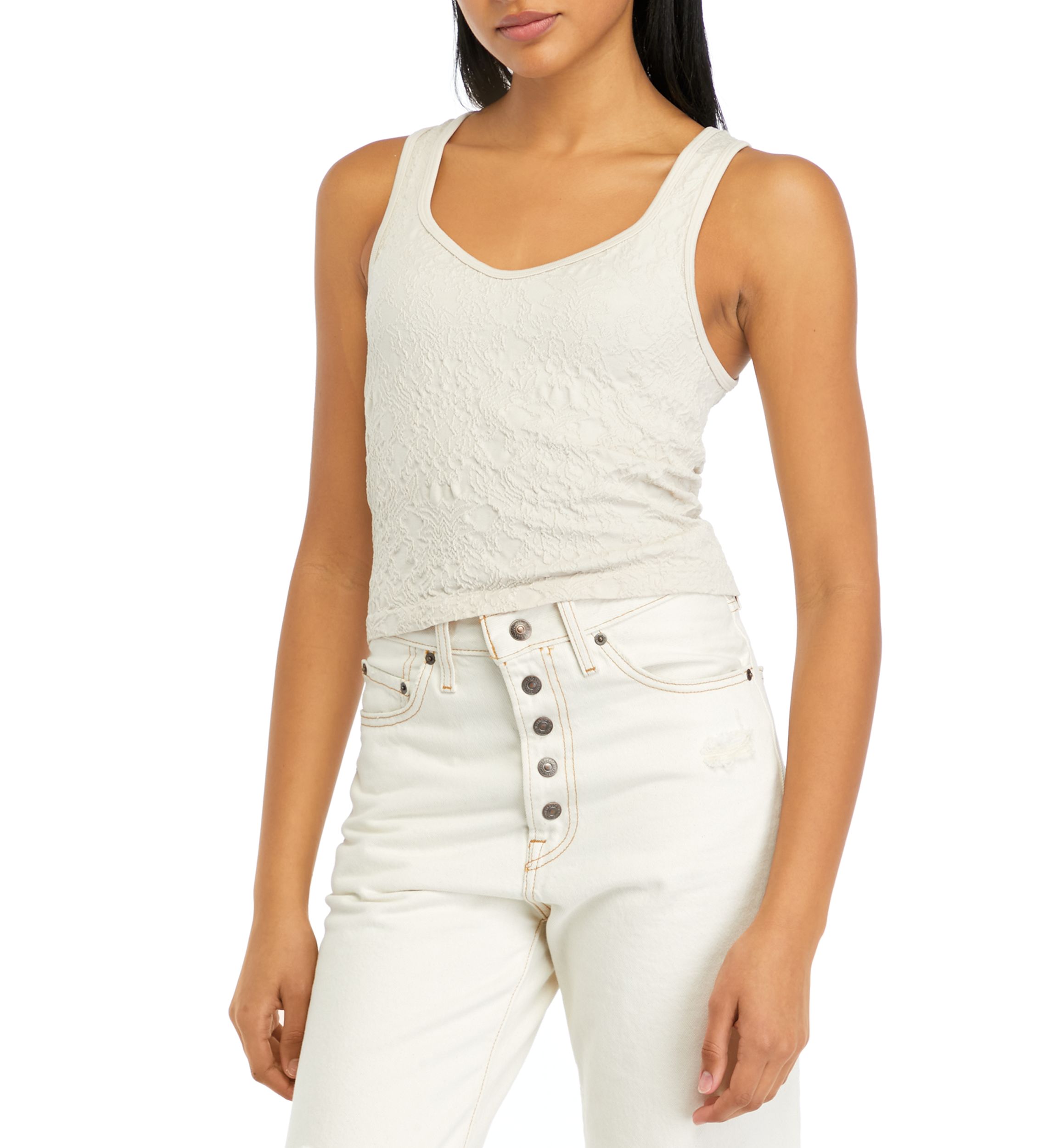 Womens Floral Seamless Tank 