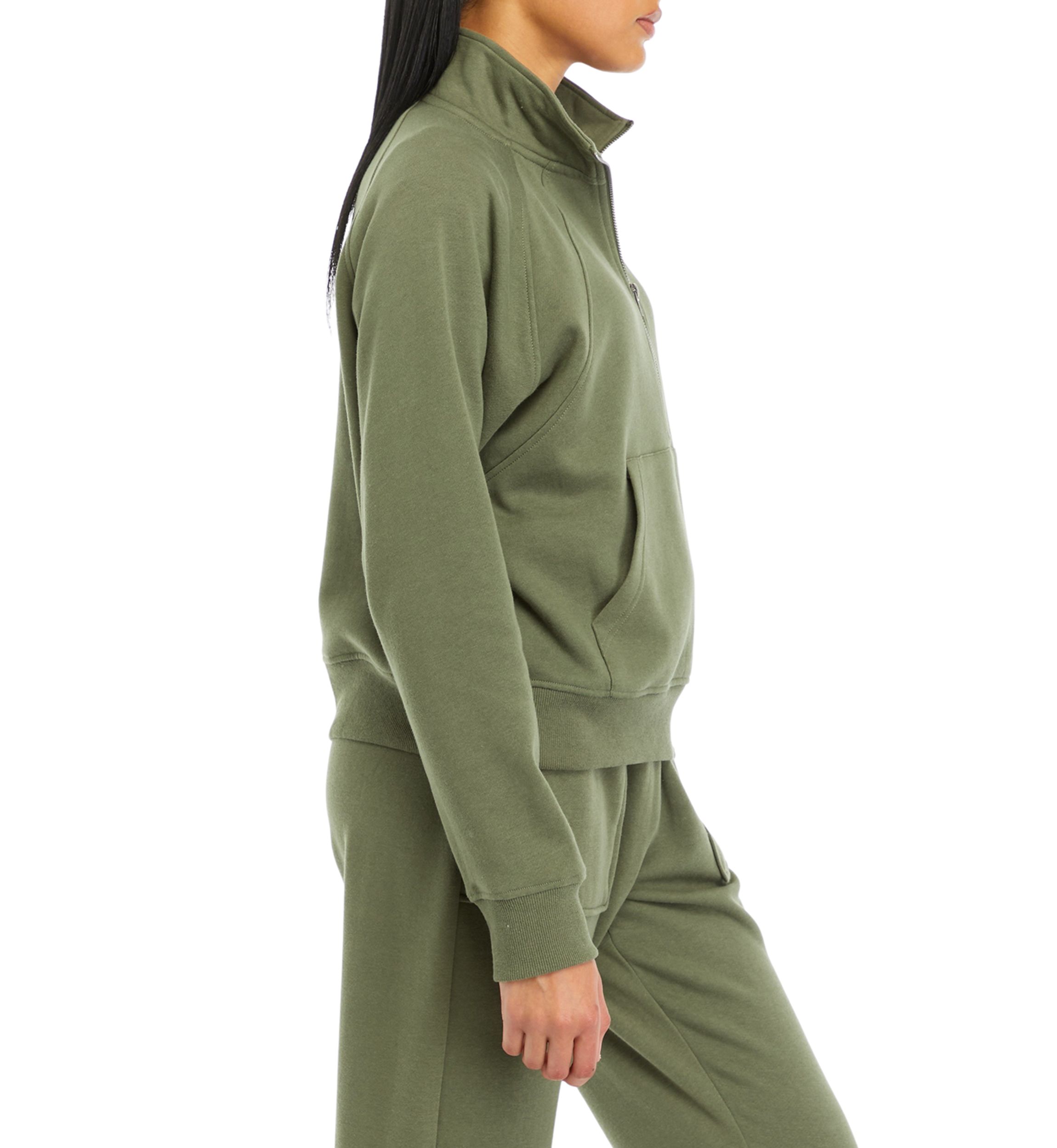 Womens Dolman Sleeve Scuba Pullover