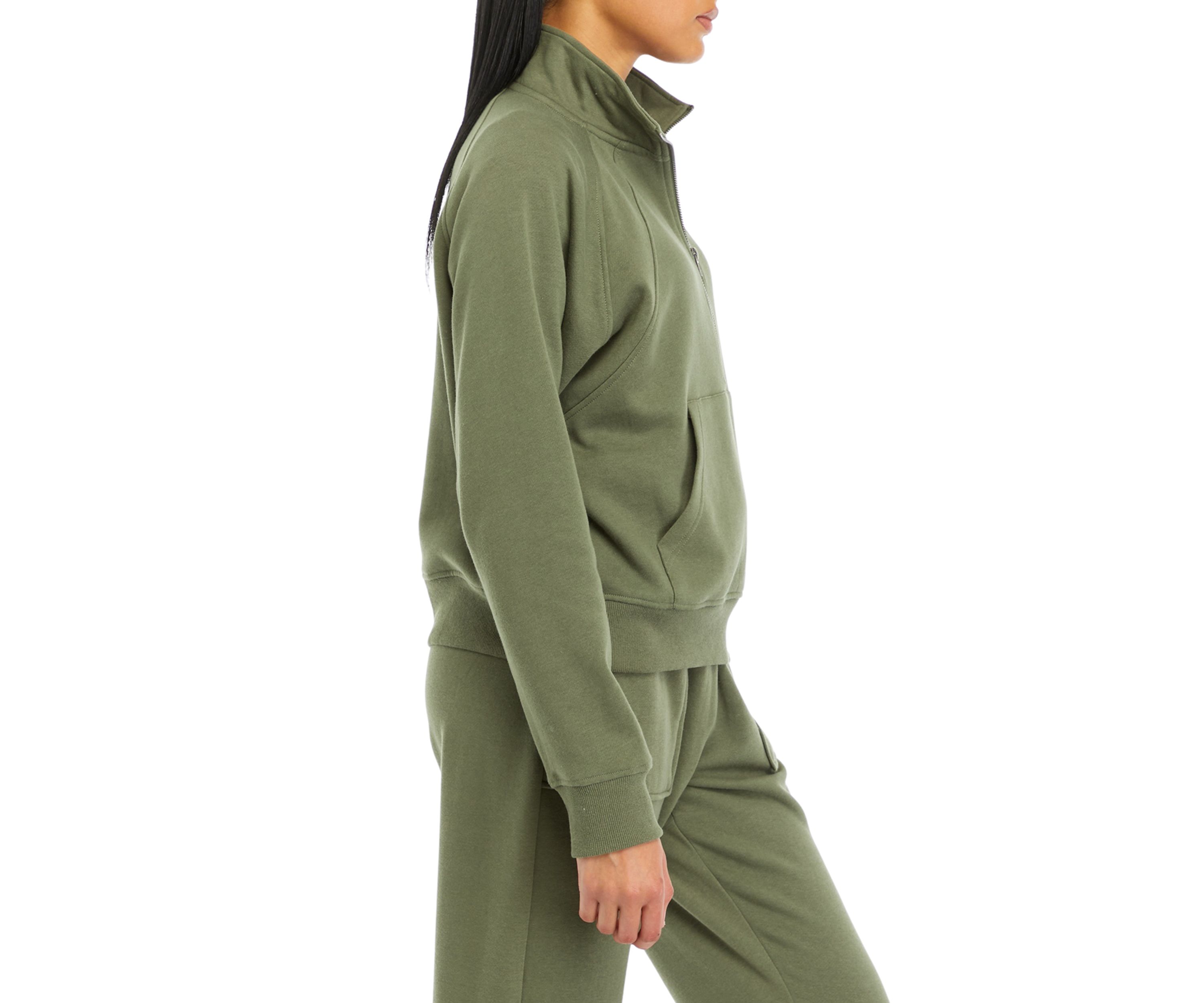 Womens Dolman Sleeve Scuba Pullover