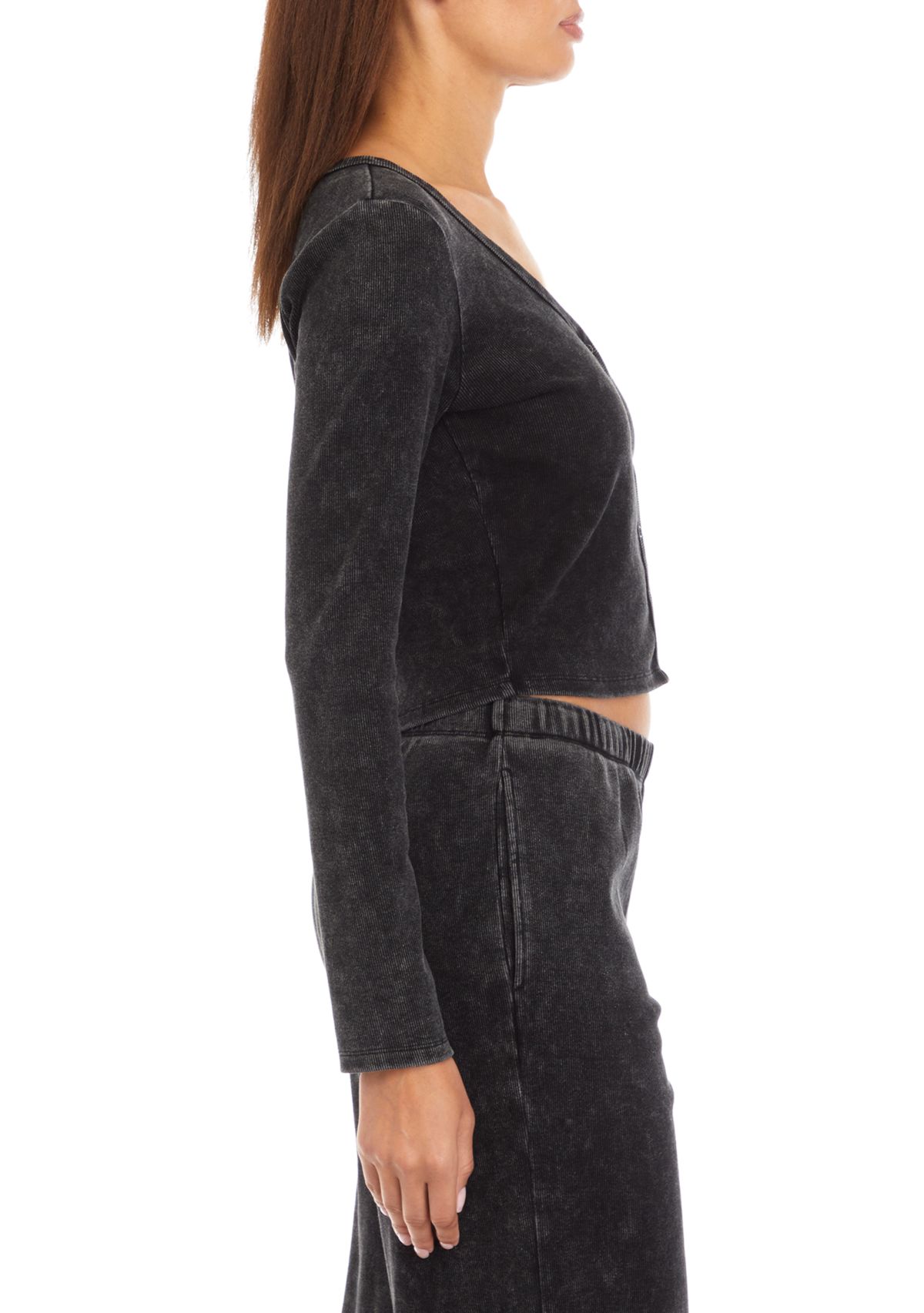 Womens Mineral Wash Cardigan