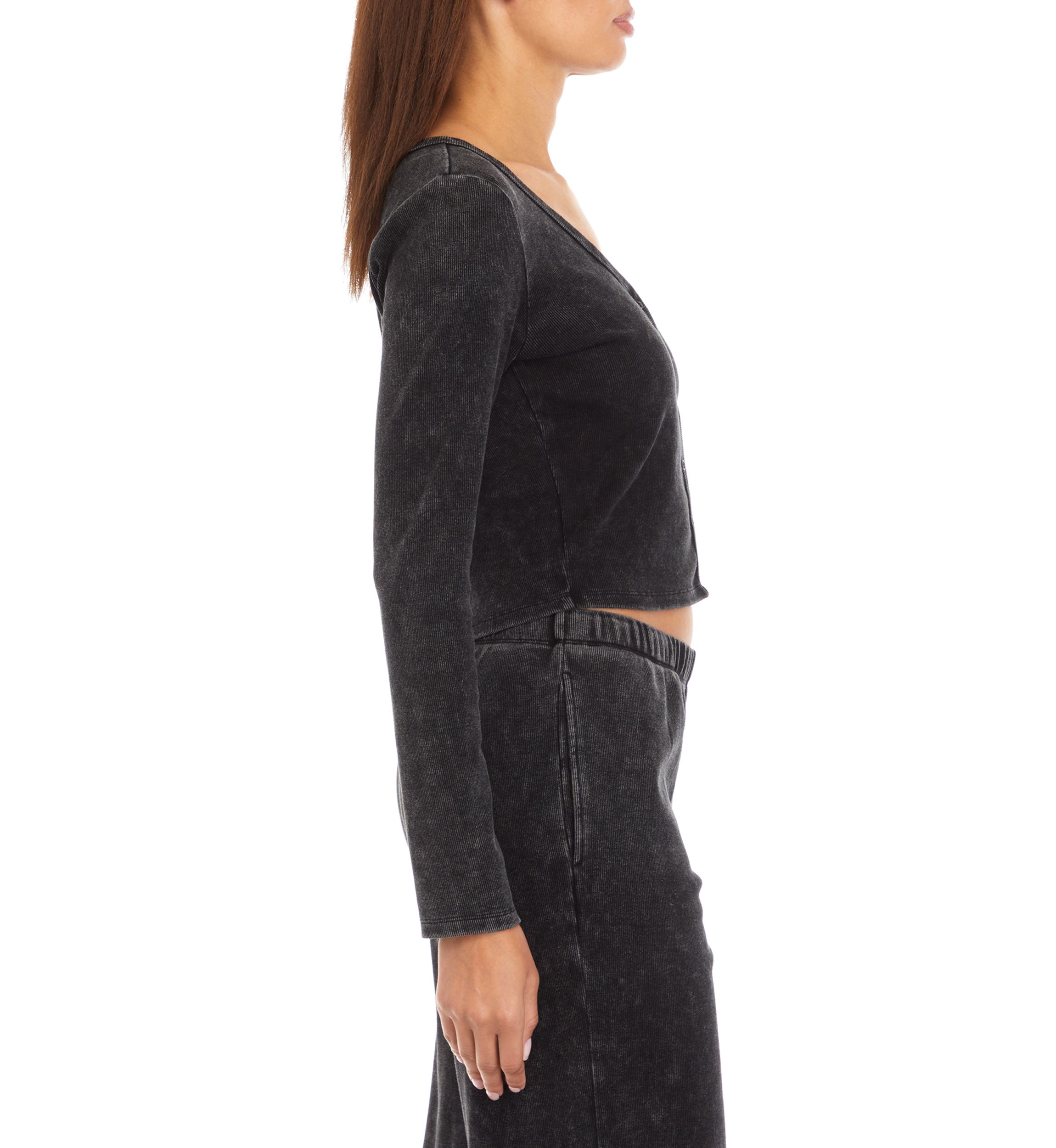 Womens Mineral Wash Cardigan