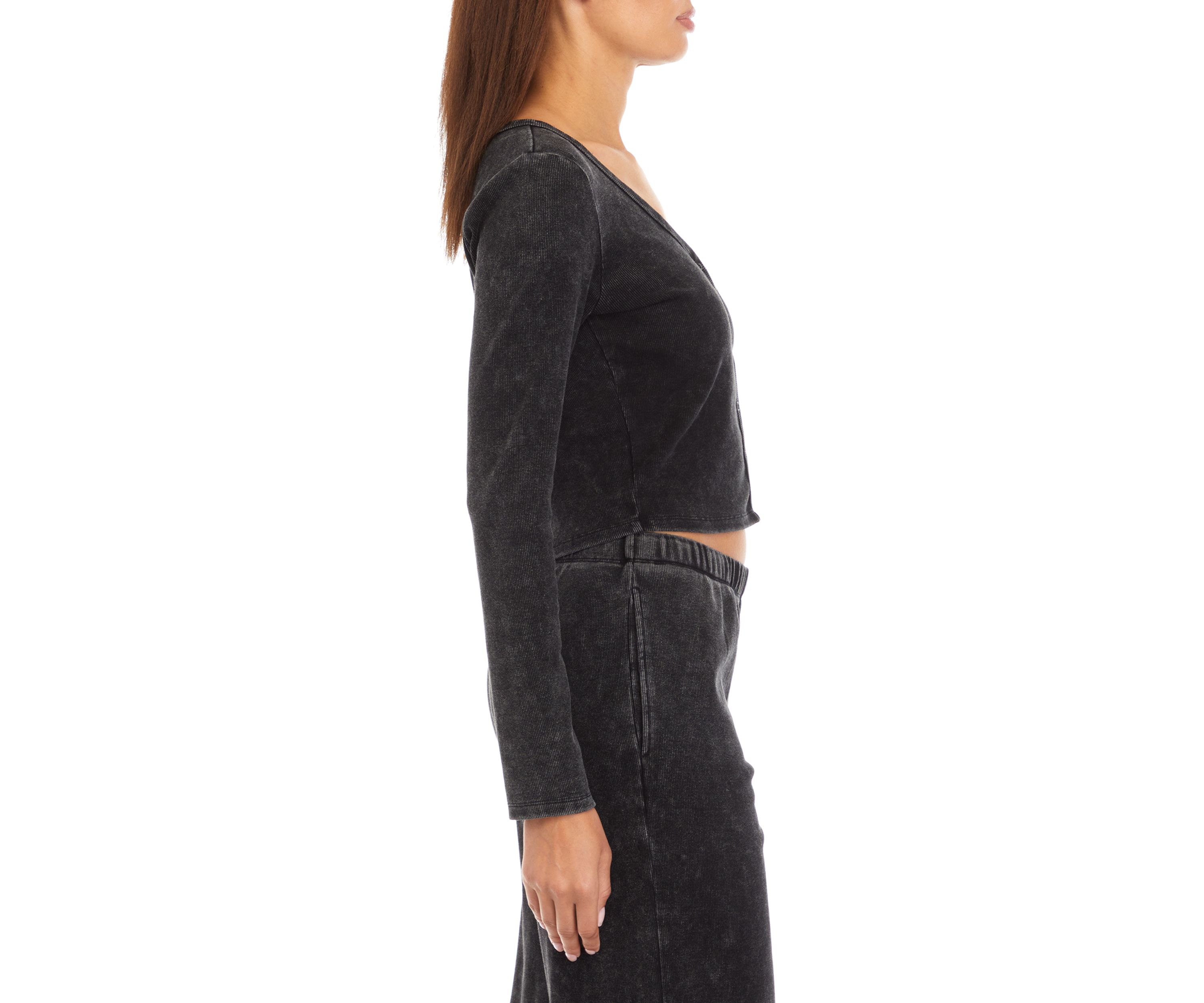 Womens Mineral Wash Cardigan