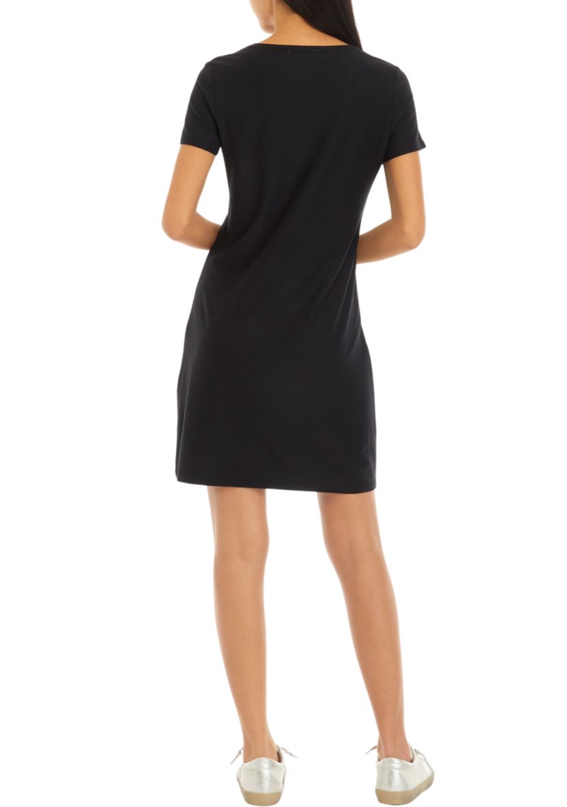 Womens Short Sleeve T-Shirt Dress