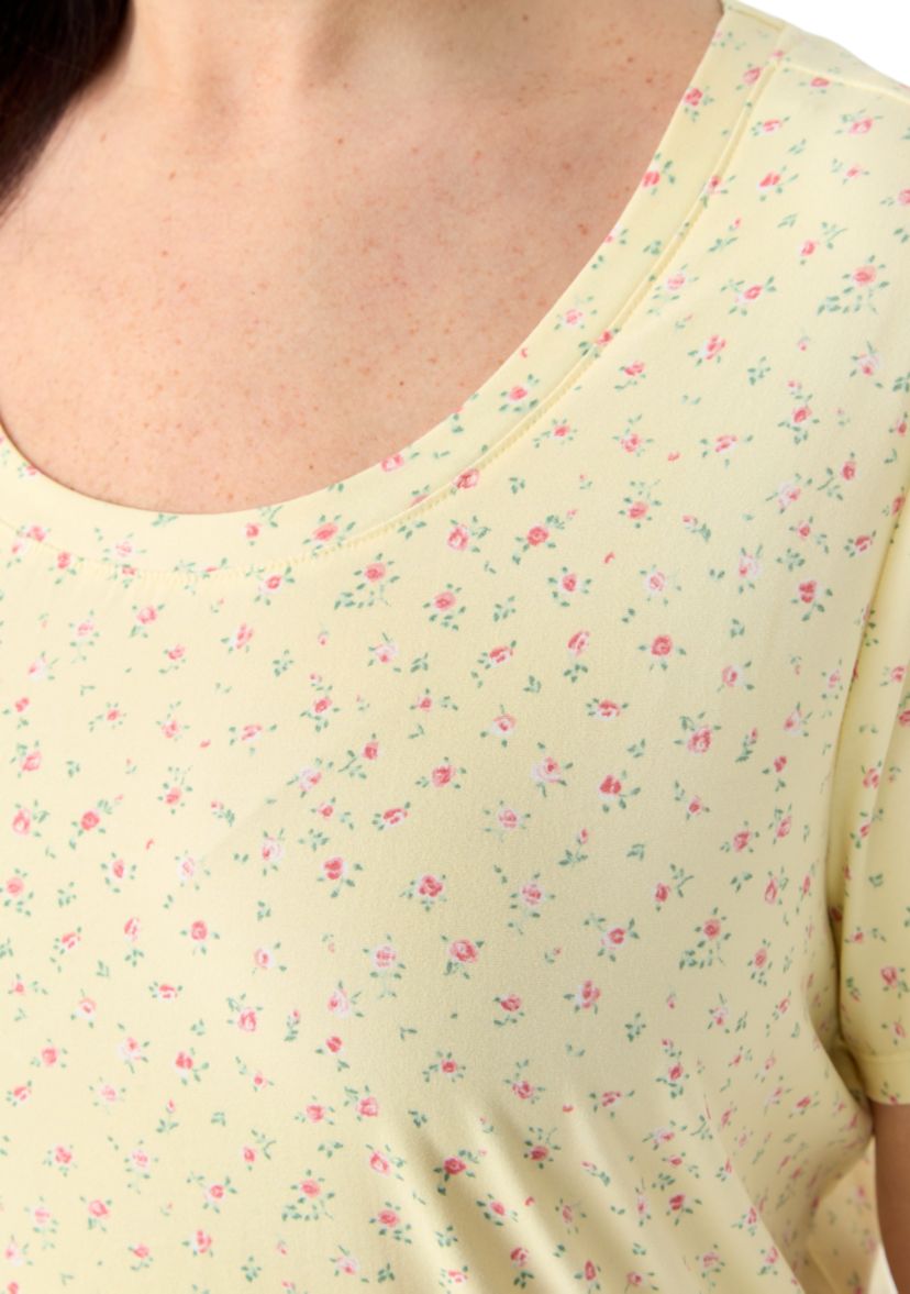 Plus Size Short Sleeve Printed T-Shirt