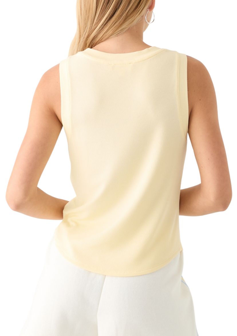 Womens Ribbed Knit Tank Top