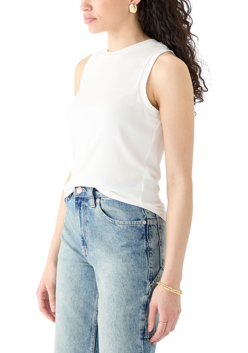 Womens Ribbed Knit Tank Top