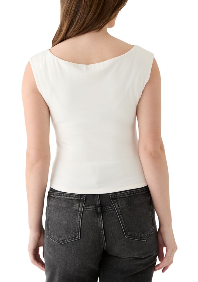 Womens Boat Neck Tank Top