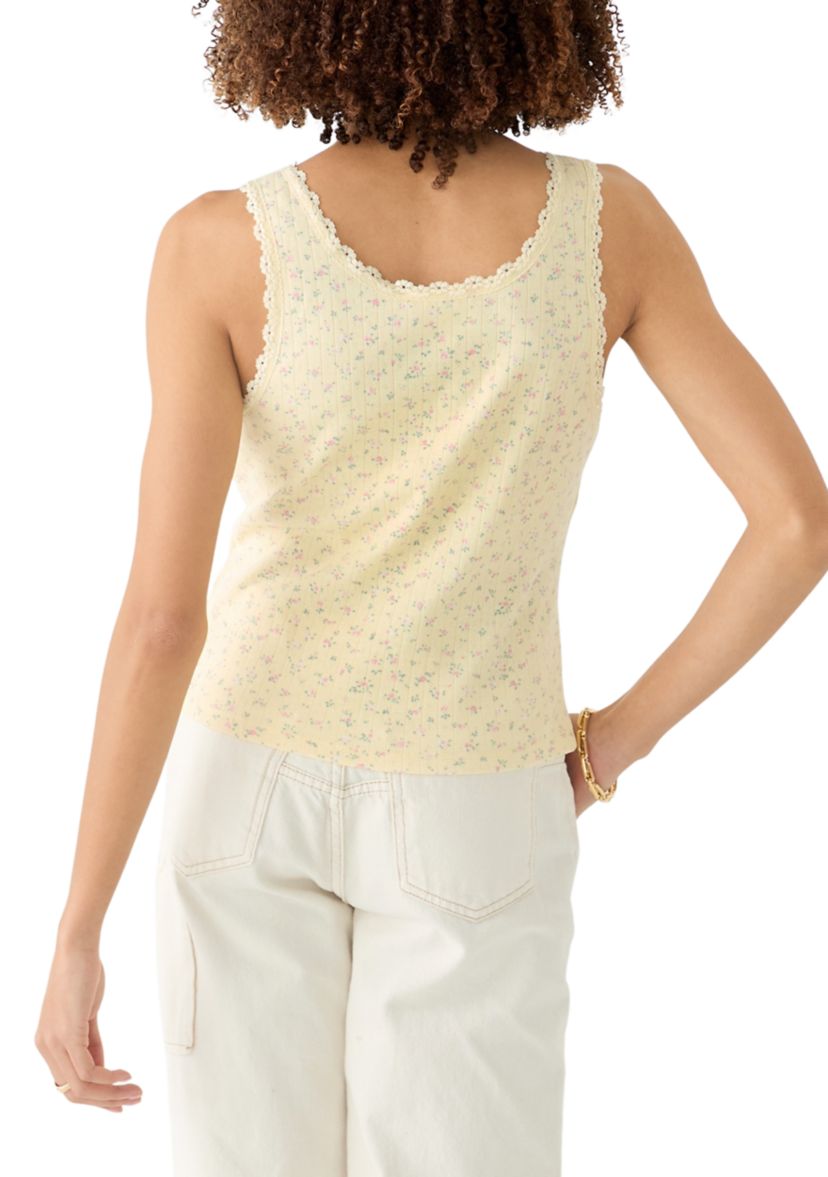 Womens Pointelle Tank Top