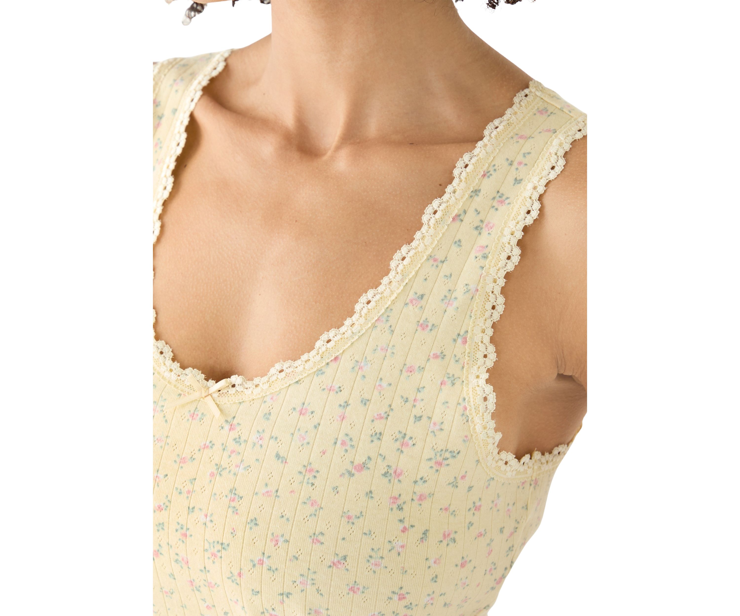 Womens Pointelle Tank Top