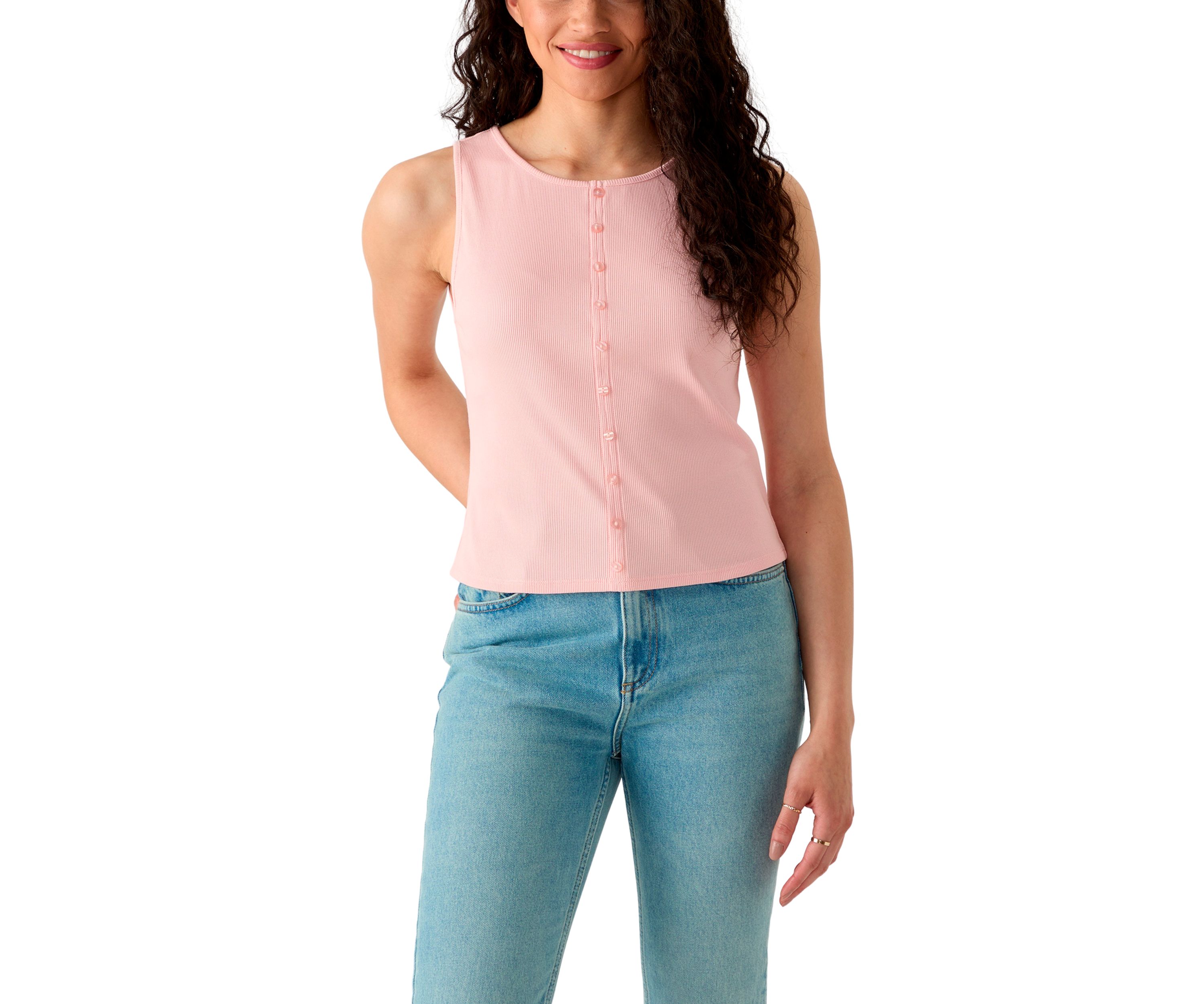 Womens Button Up Tank