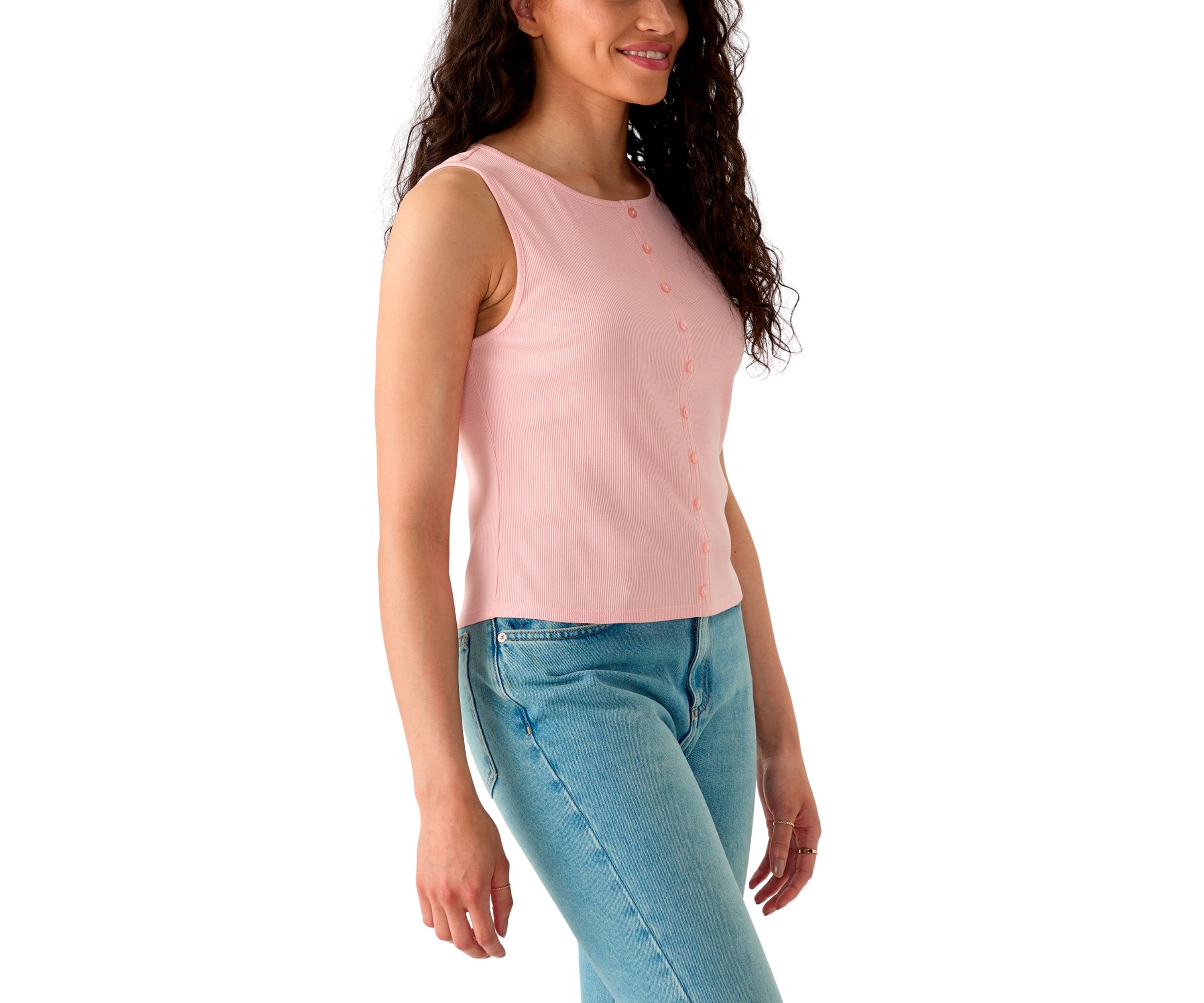 Womens Button Up Tank