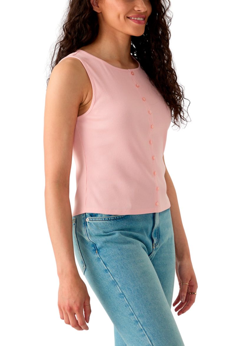 Womens Button Up Tank