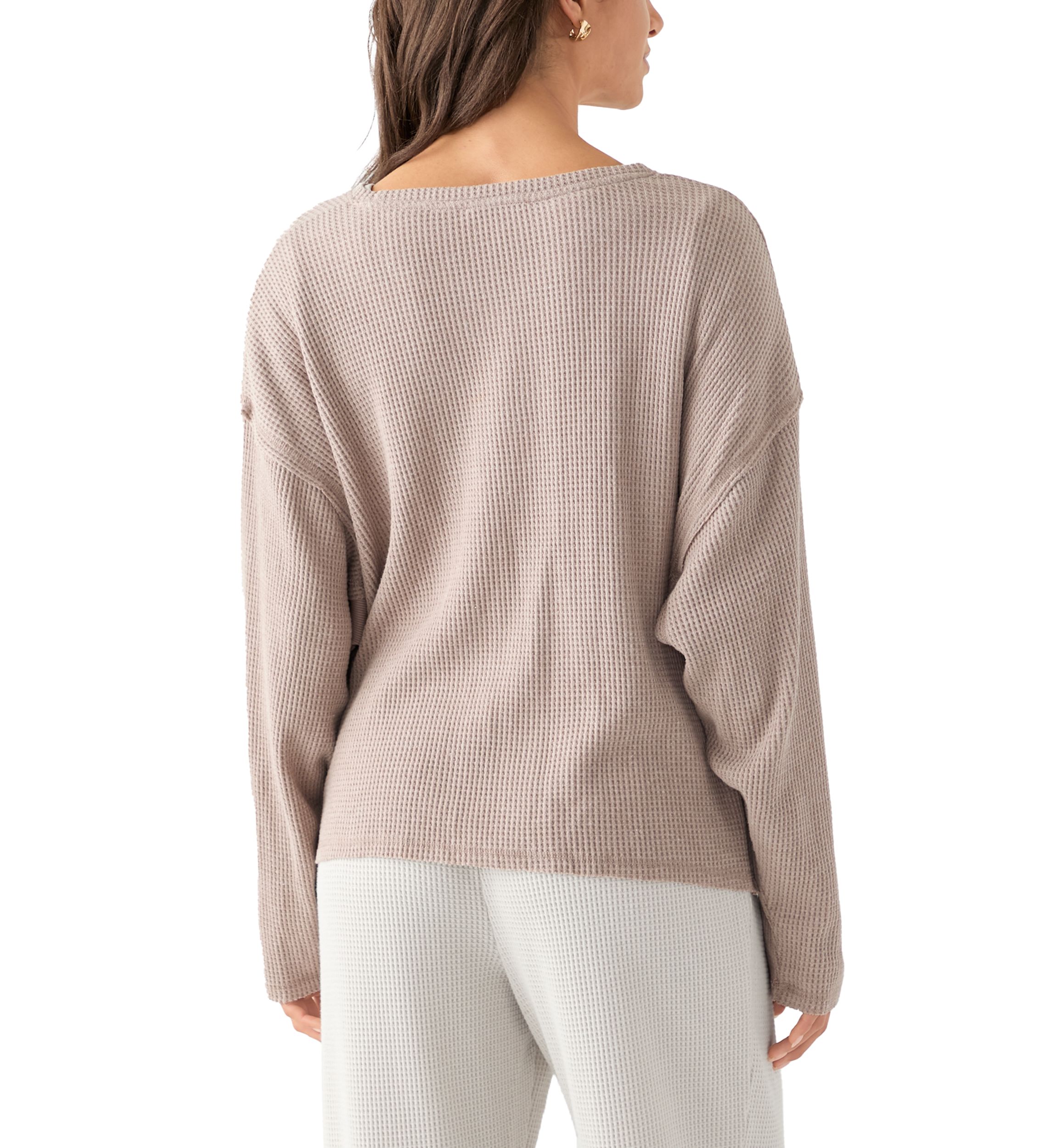 Womens Crew Neck Knit Top