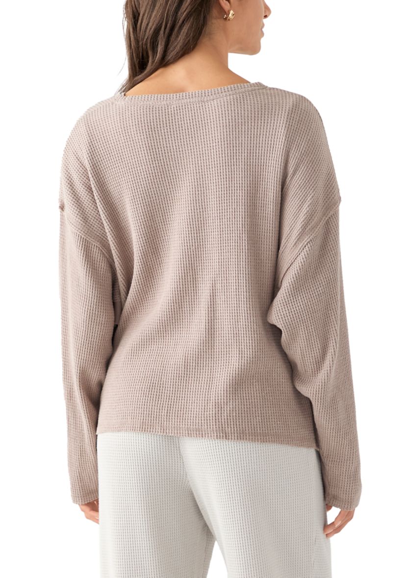 Womens Crew Neck Knit Top