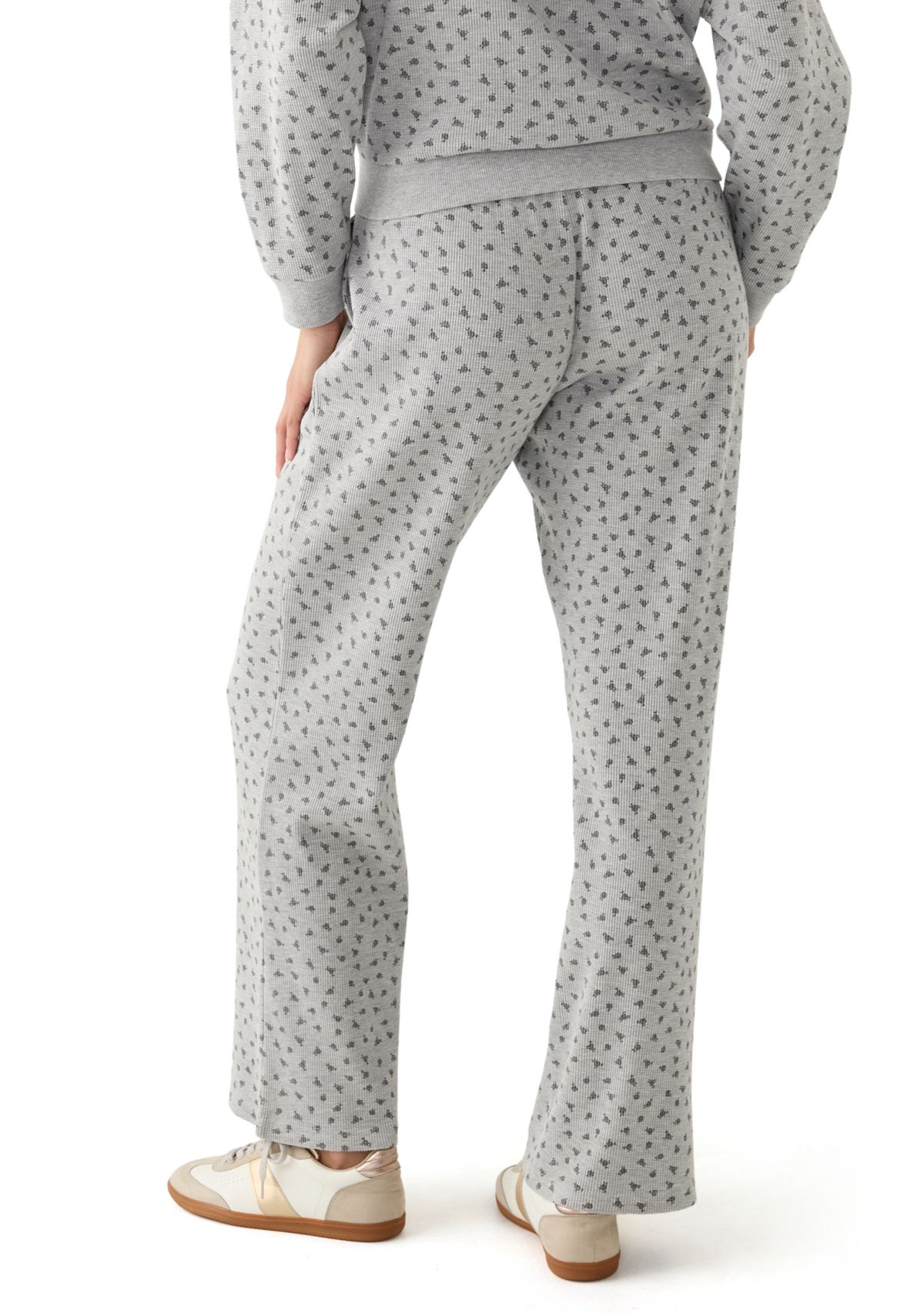 Waffle Wide Leg Pants