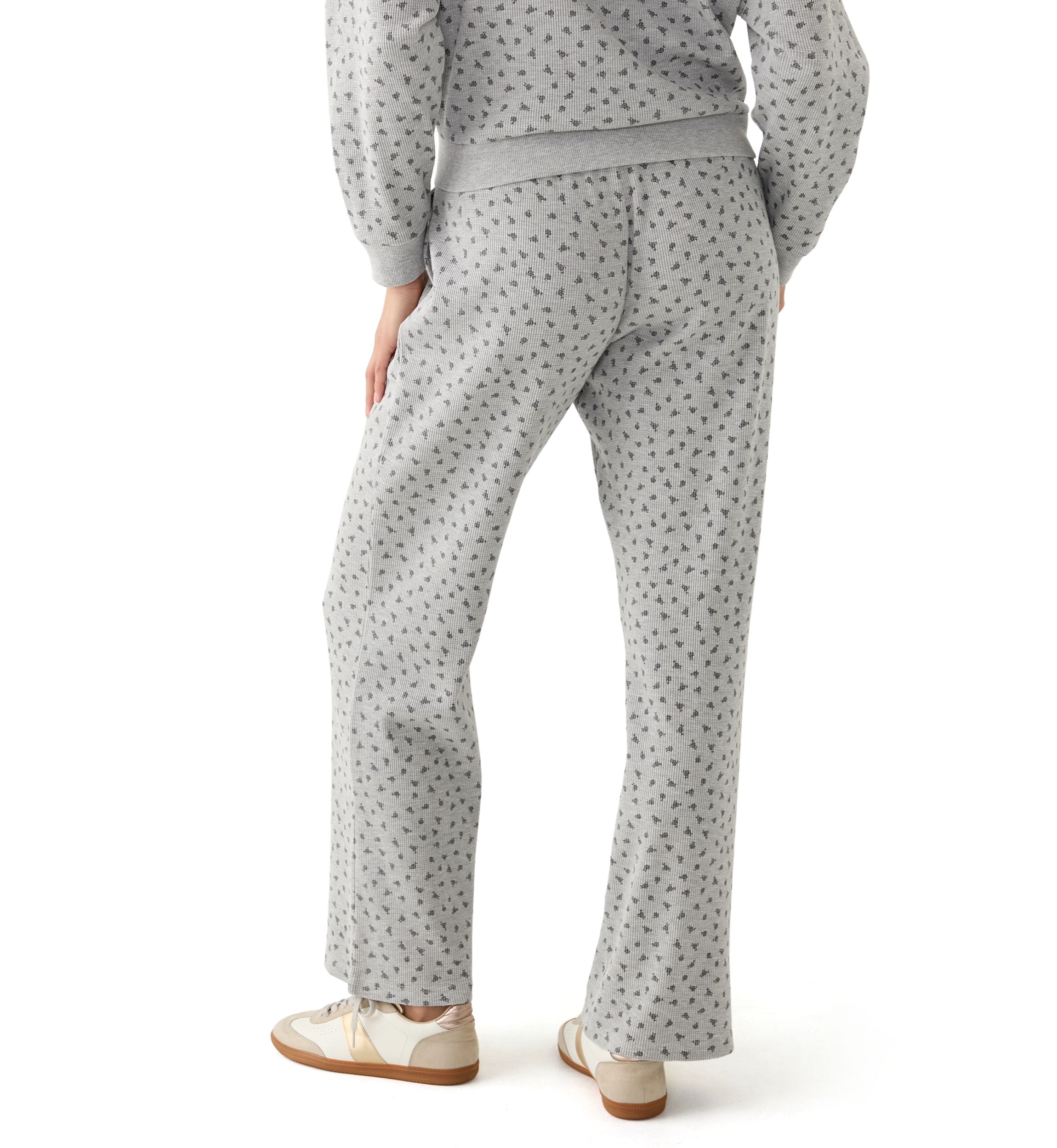 Waffle Wide Leg Pants