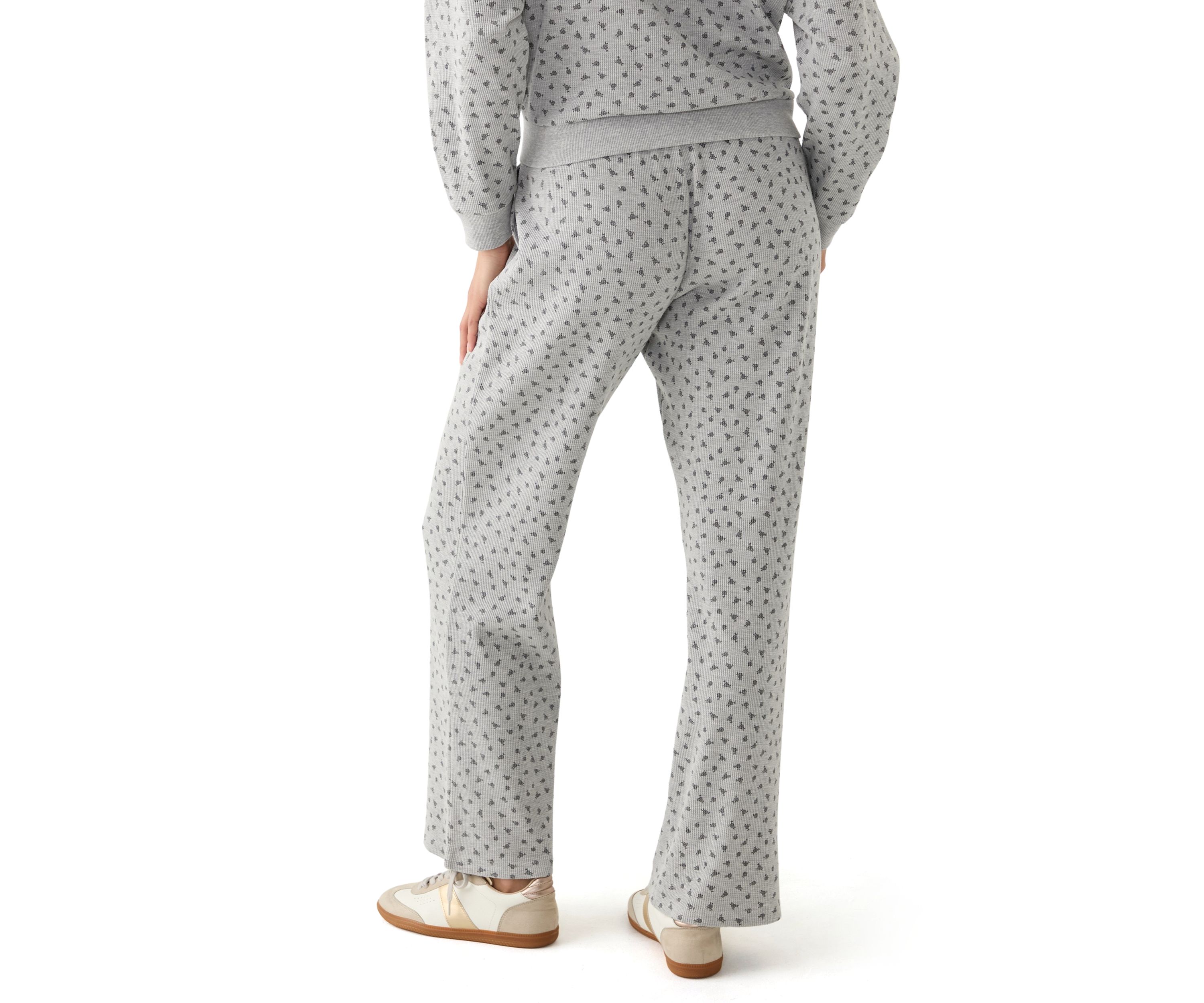 Waffle Wide Leg Pants