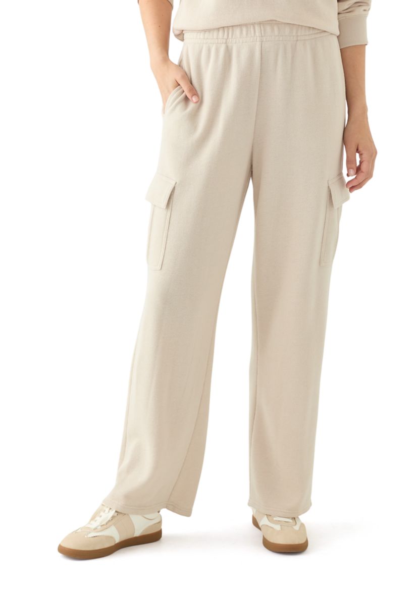 Womens Wide Leg Cargo Pants