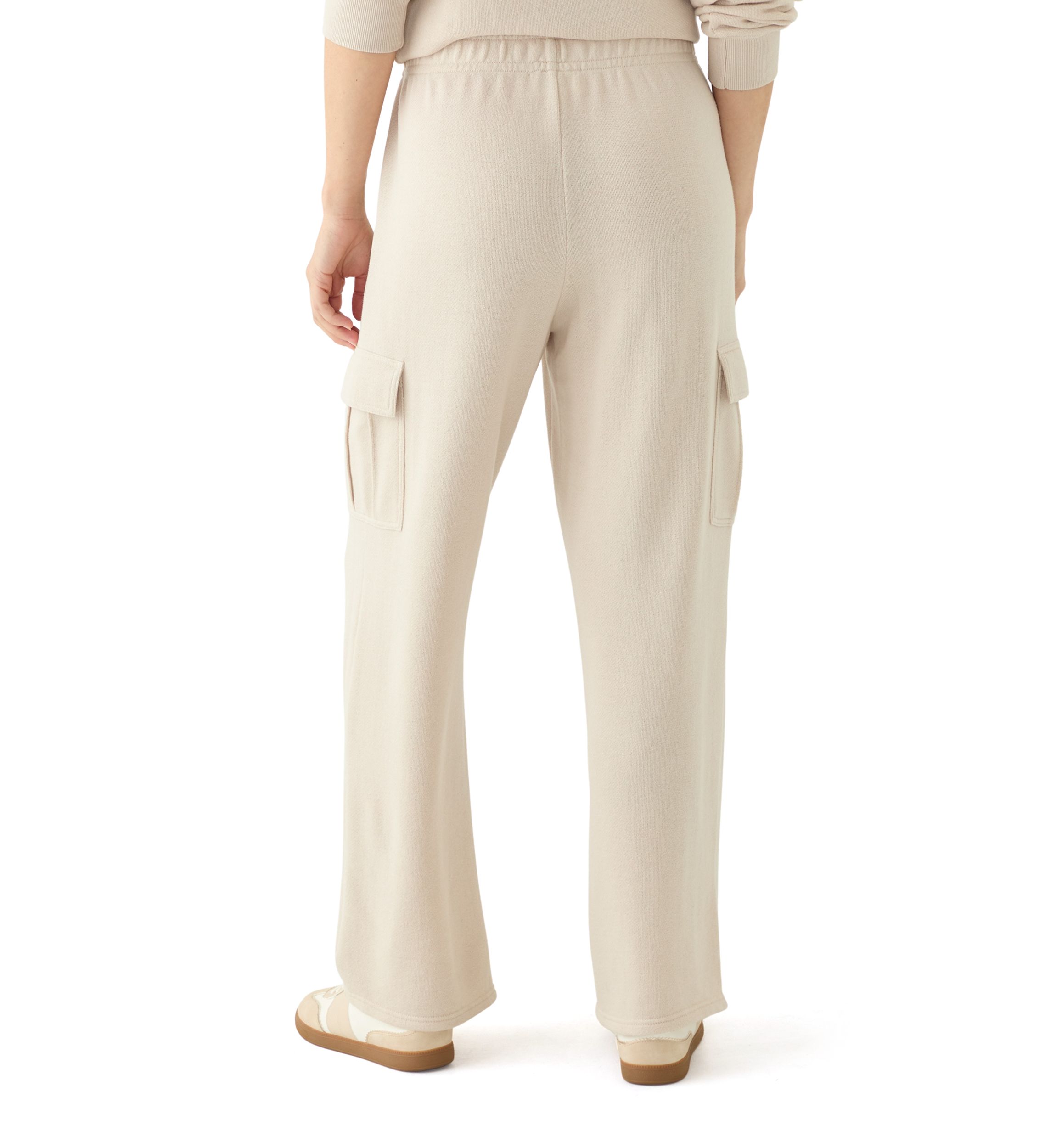 Womens Wide Leg Cargo Pants