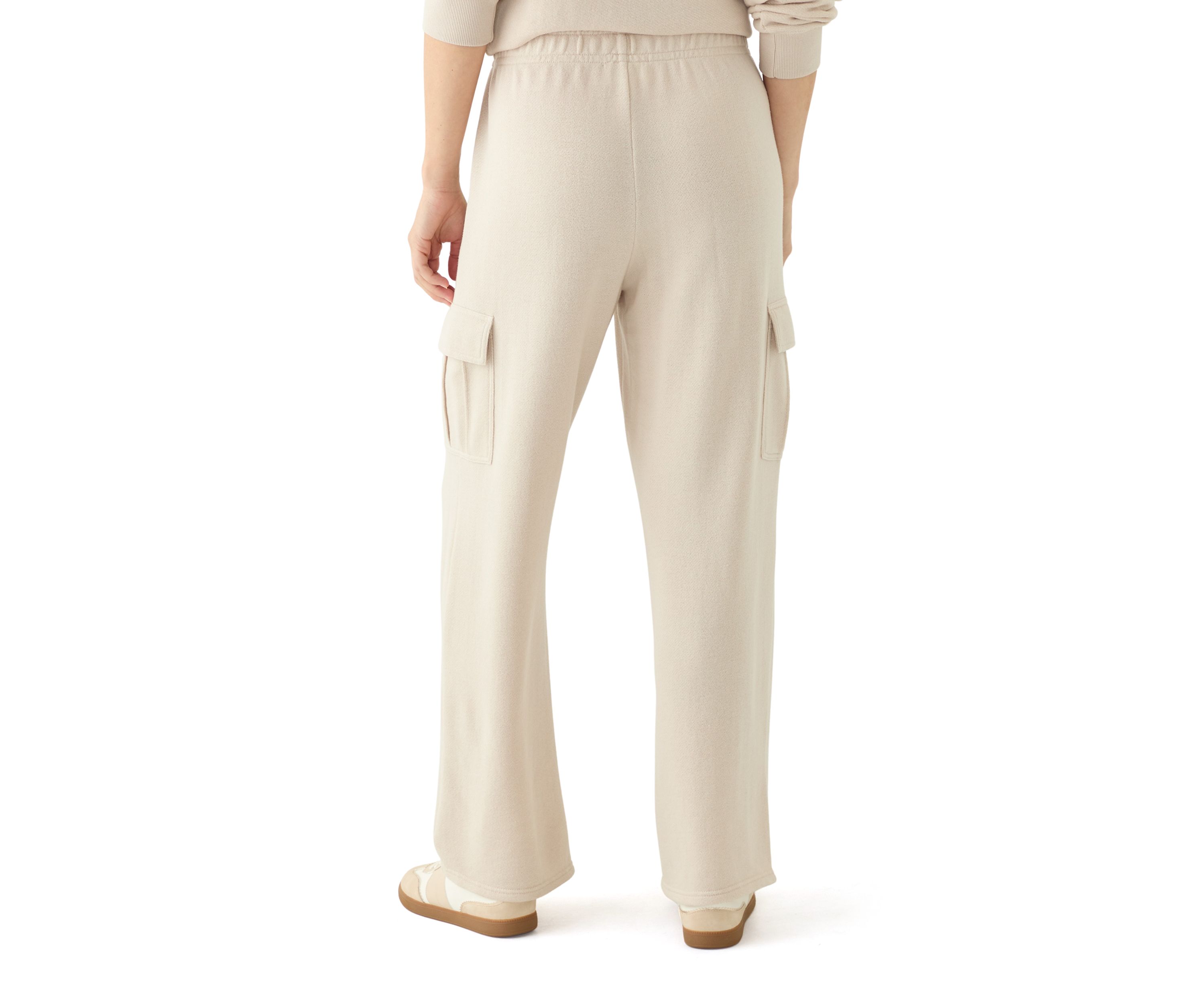 Womens Wide Leg Cargo Pants