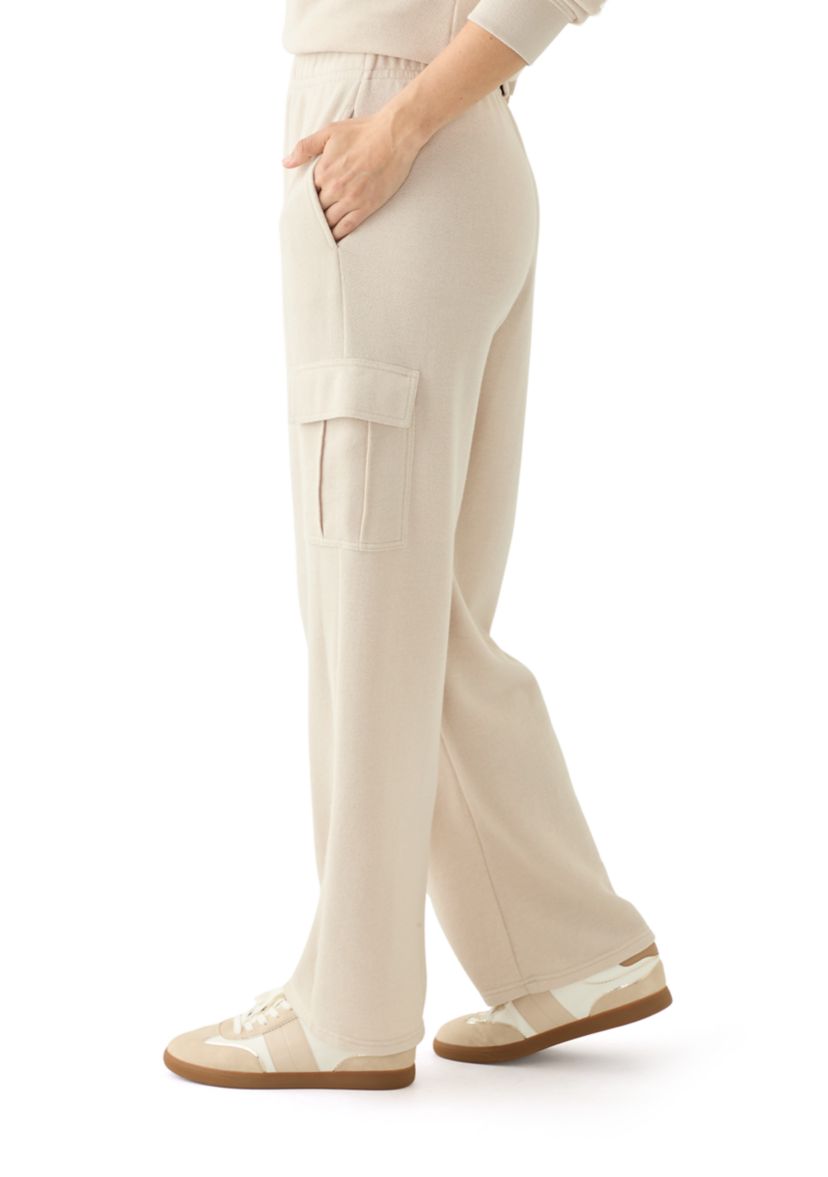 Womens Wide Leg Cargo Pants
