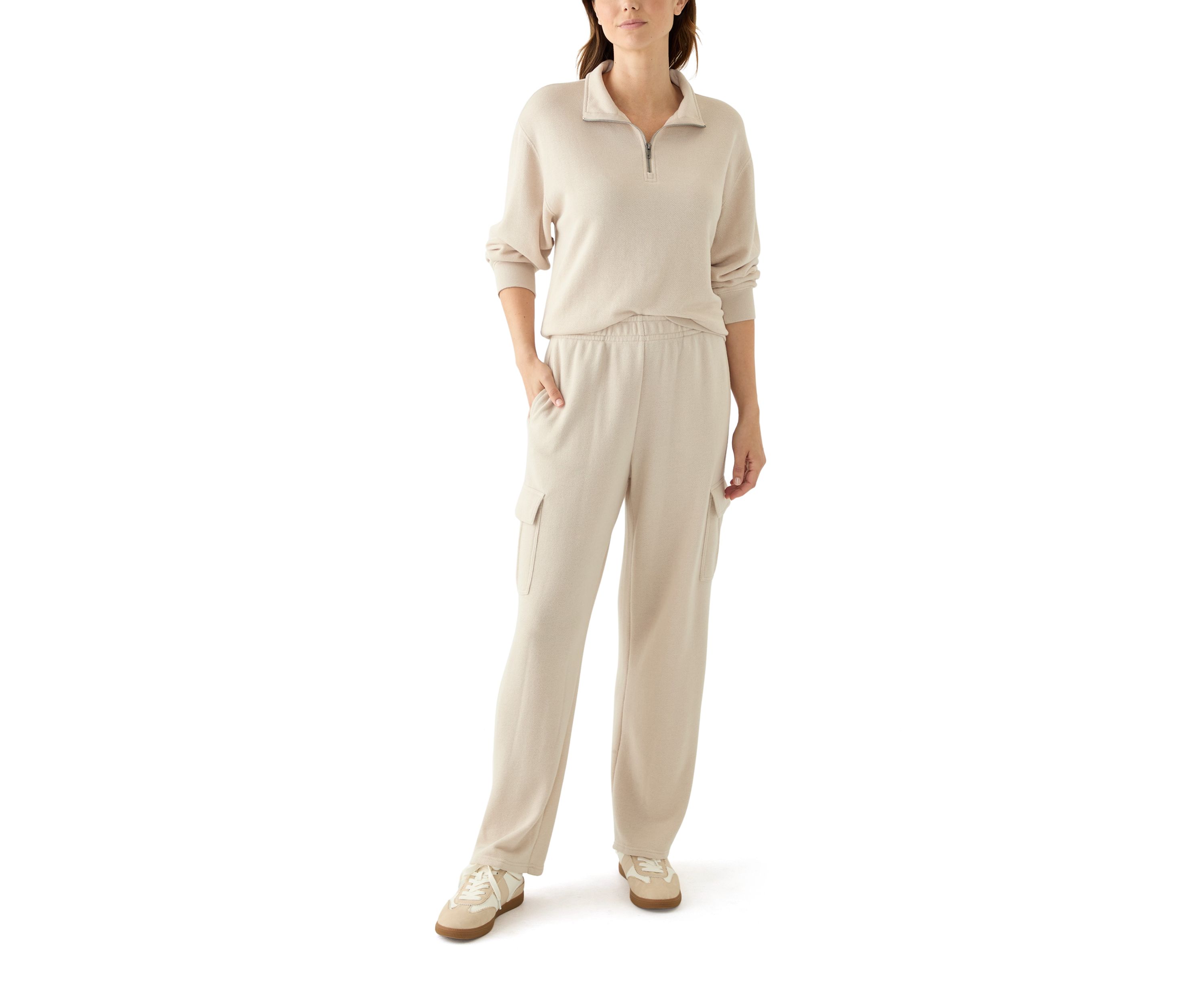 Womens Wide Leg Cargo Pants