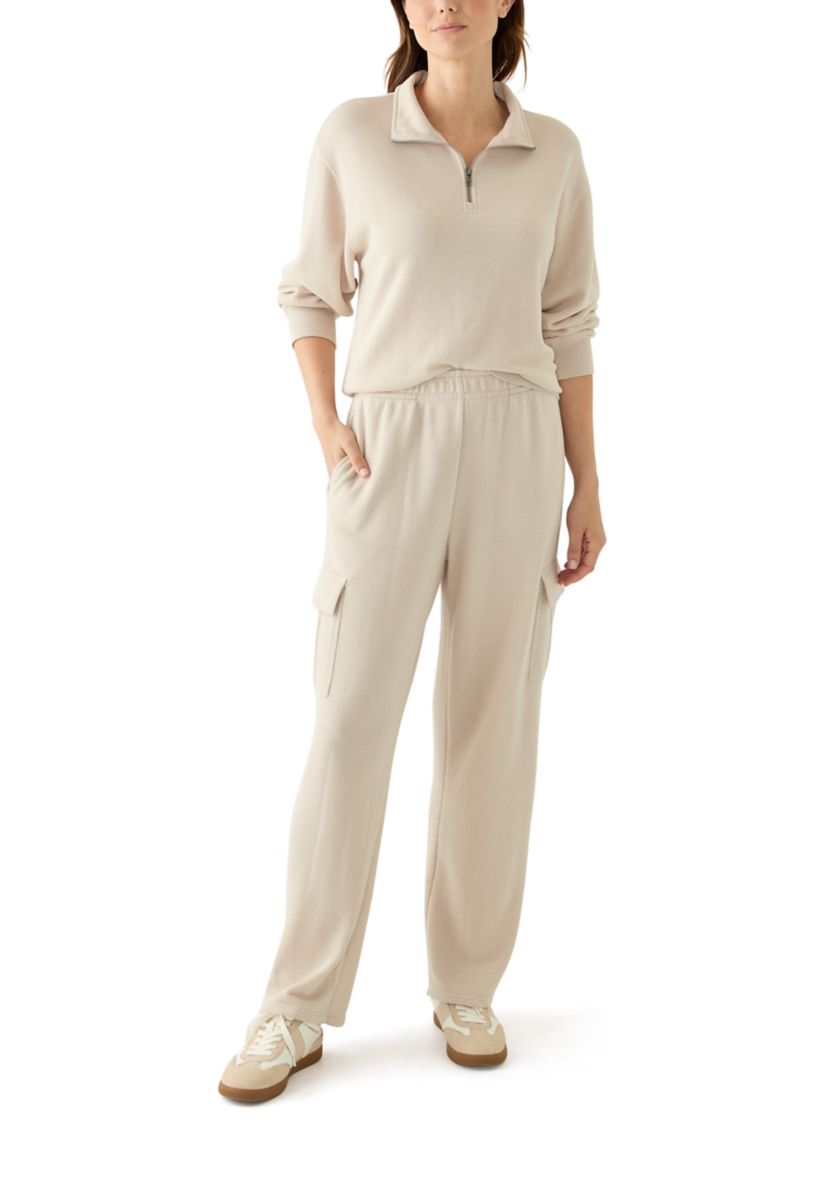Womens Wide Leg Cargo Pants