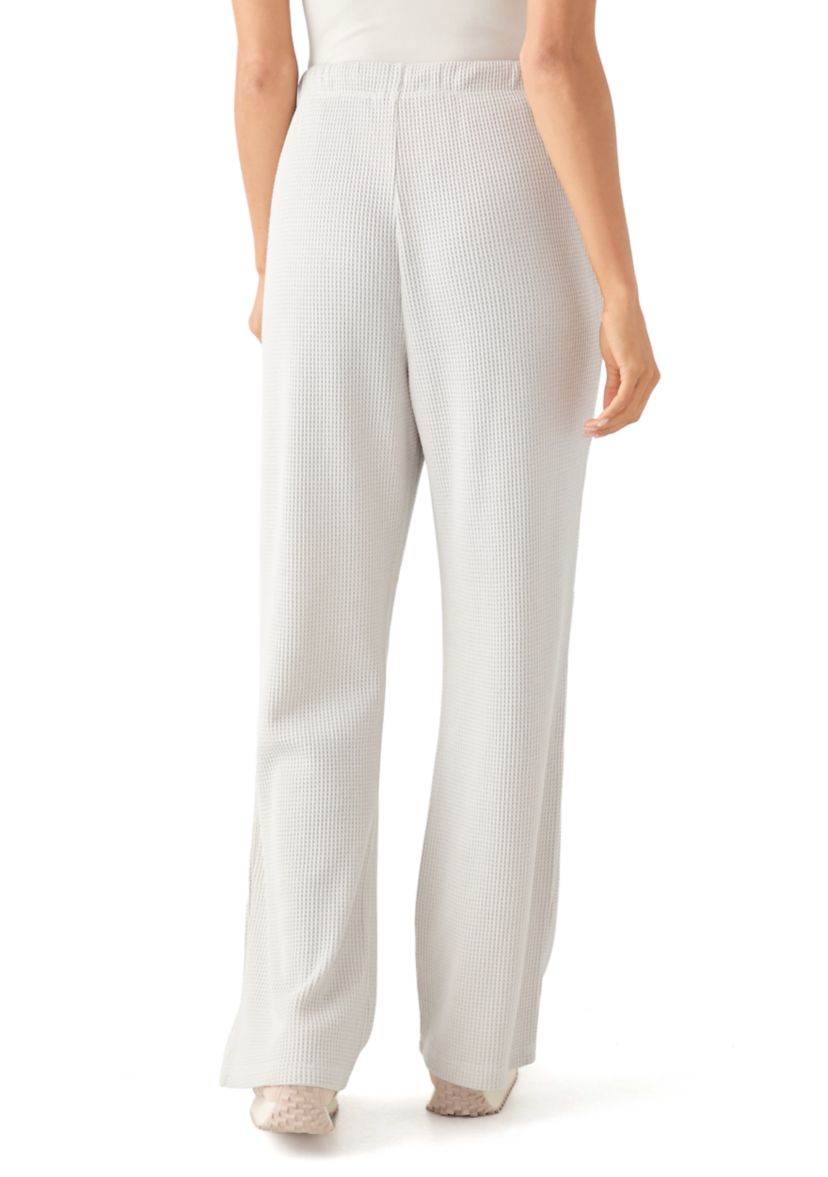 Womens Wide Leg Knit Sweatpants