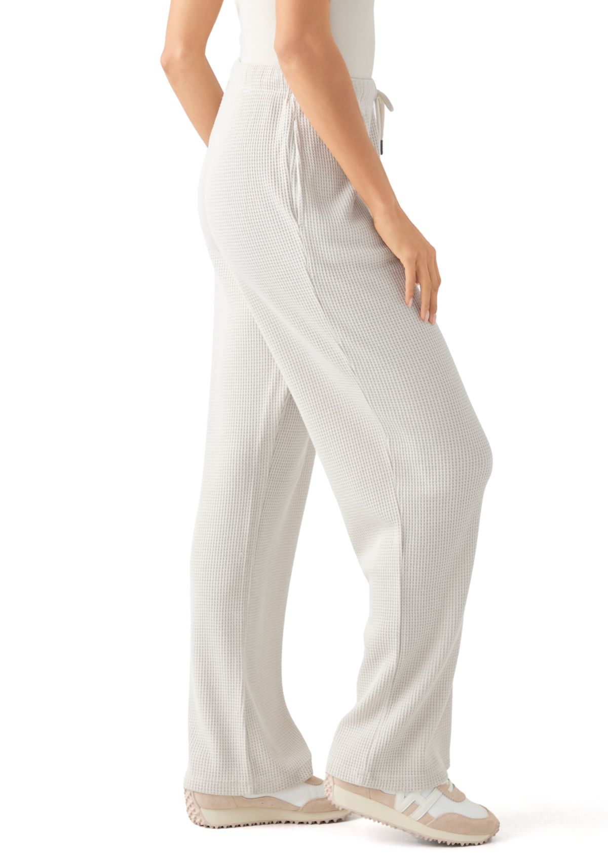 Womens Wide Leg Knit Sweatpants