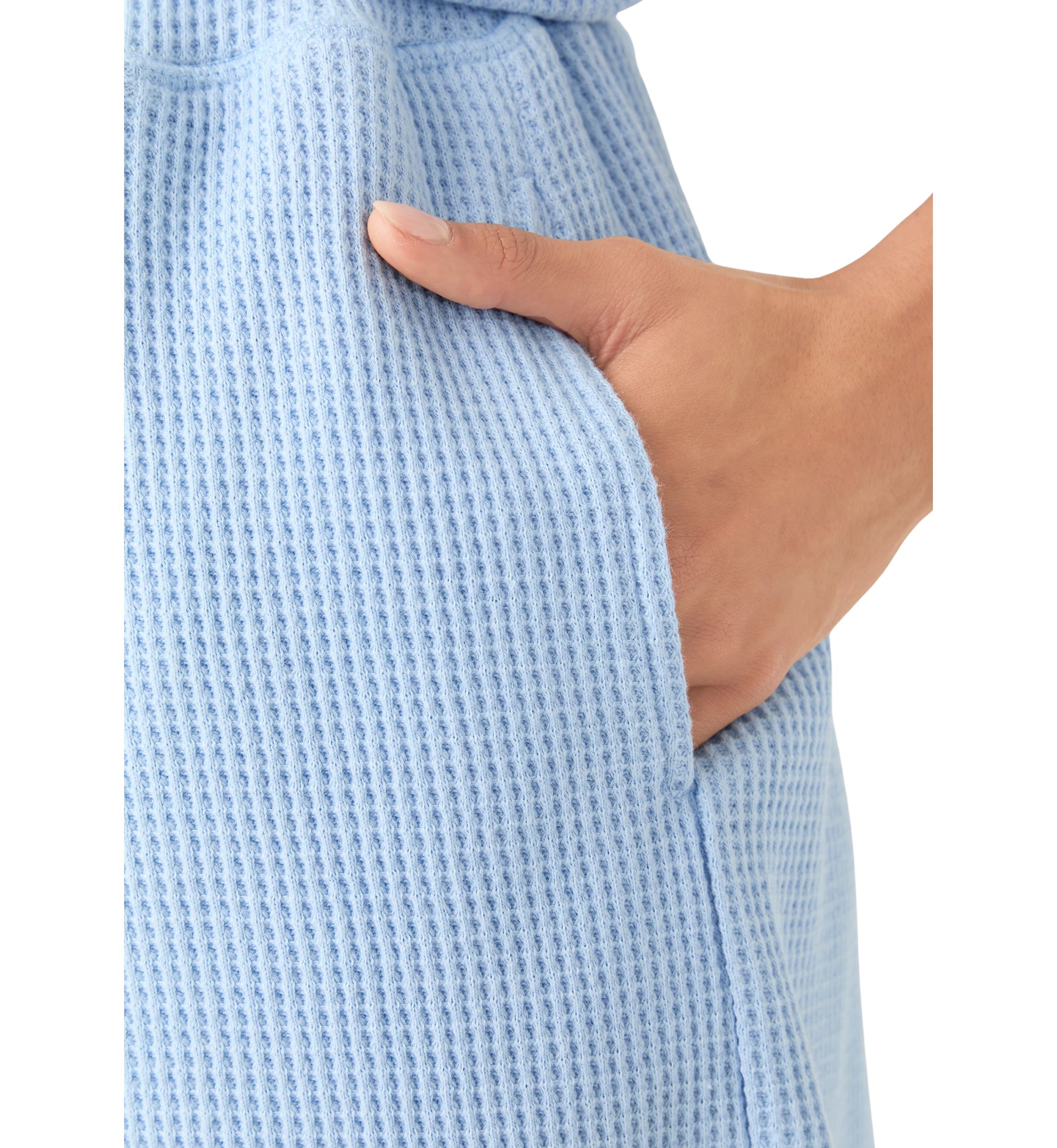 Womens Waffle Knit Shorts