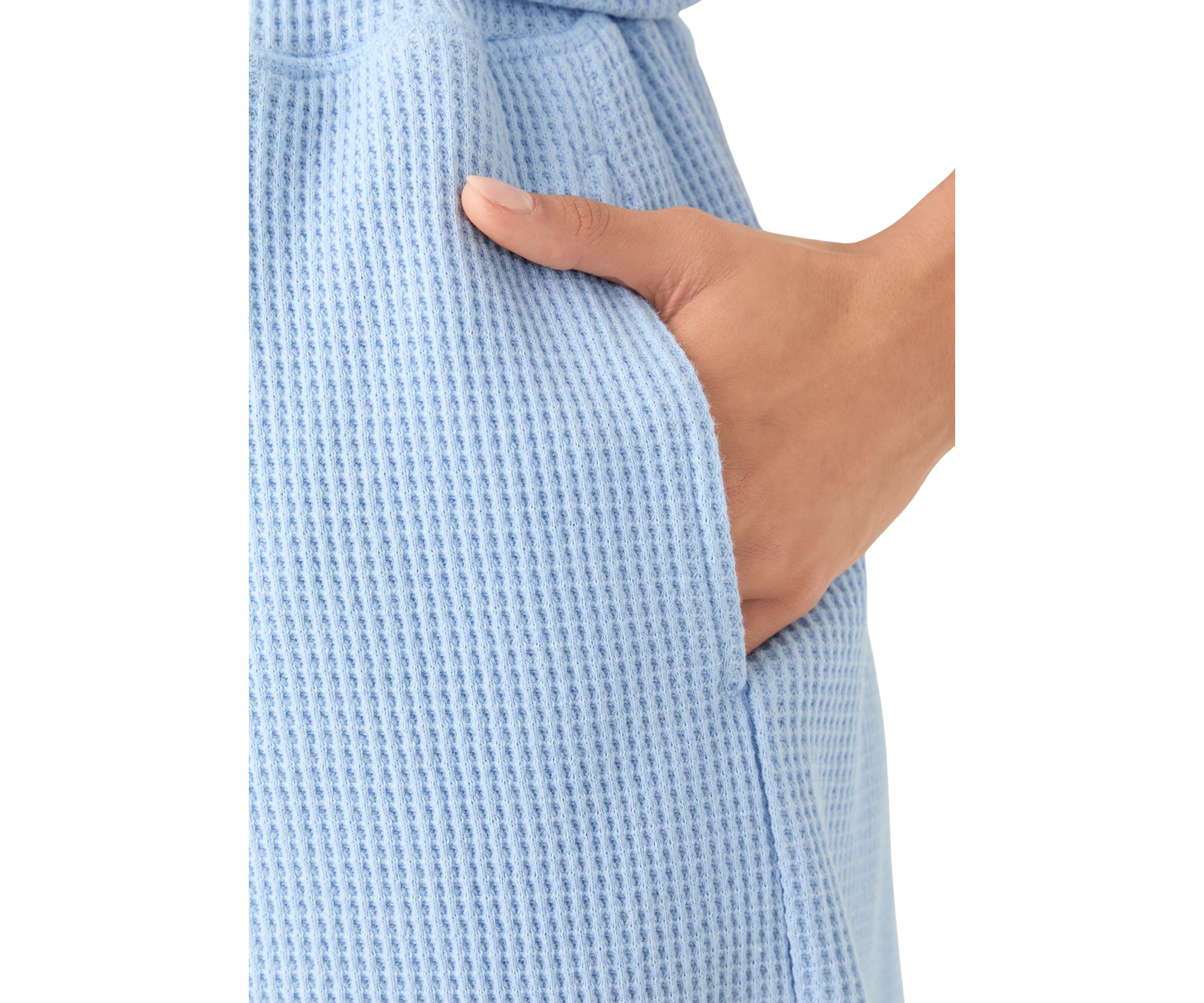 Womens Waffle Knit Shorts