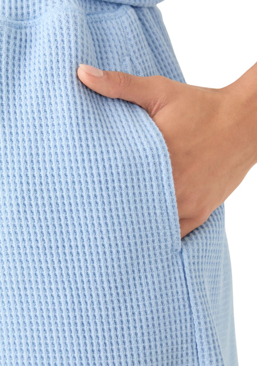Womens Waffle Knit Shorts