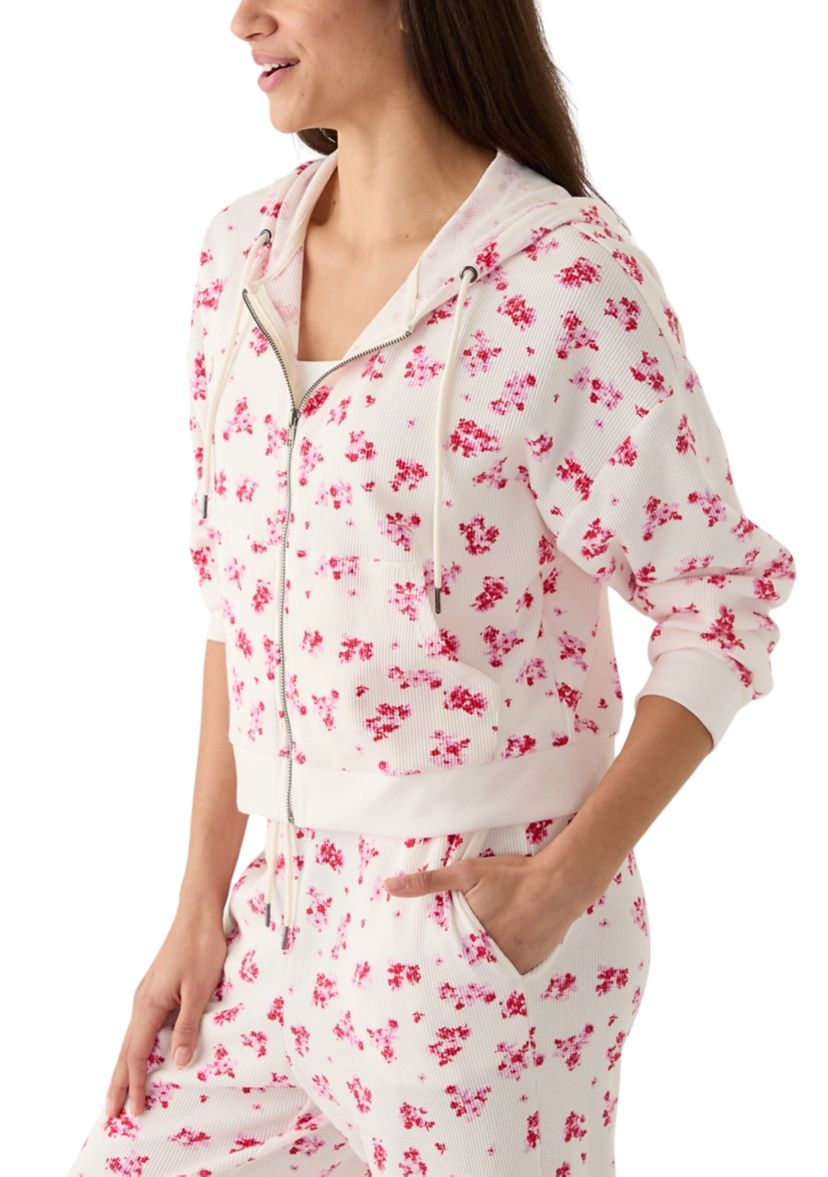 Waffle Full Zip Hoodie