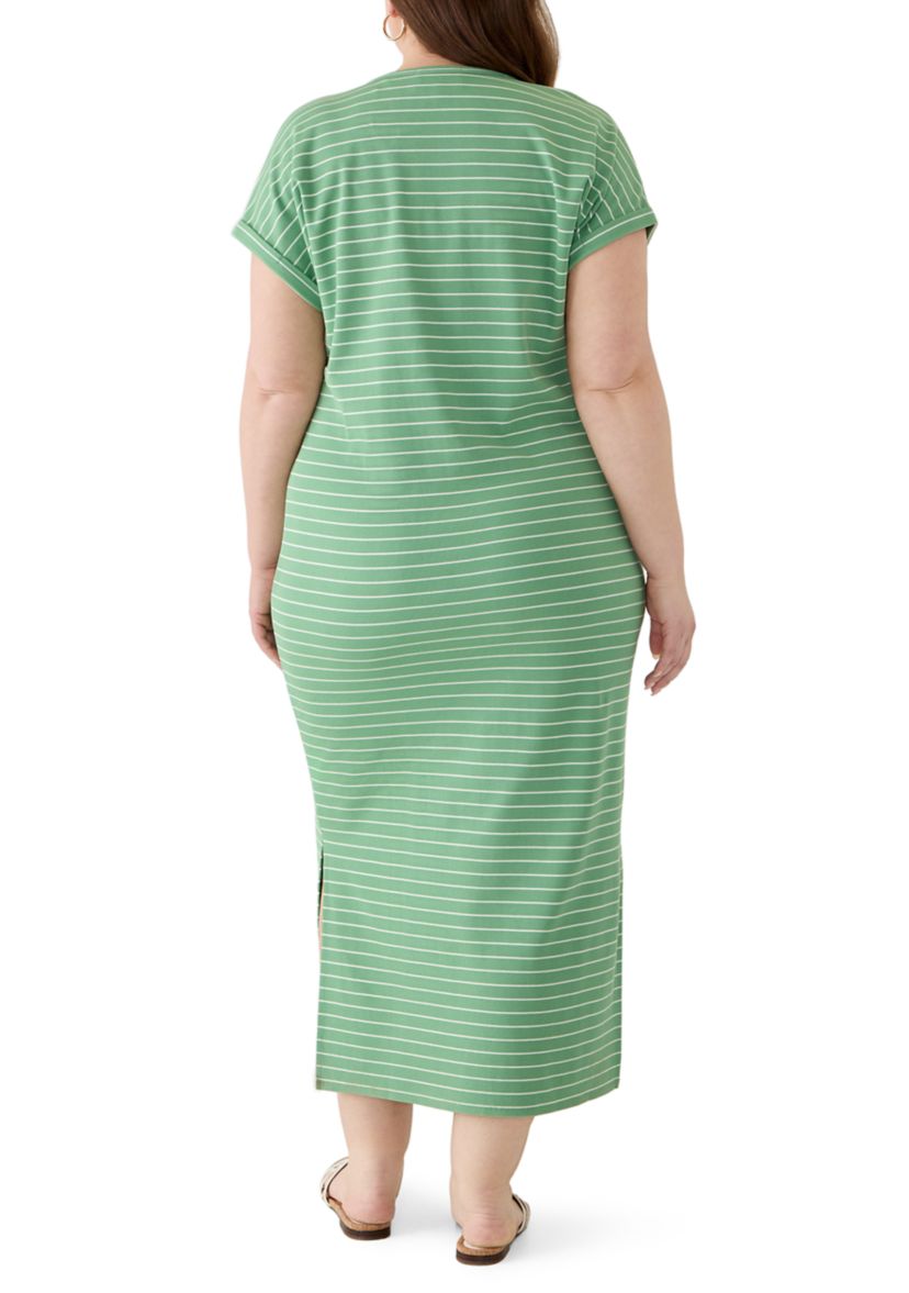 rustic green dresser Mint Green Smocked Short Sleeve Maternity Plus Midi Dress – PinkBlush main image 0