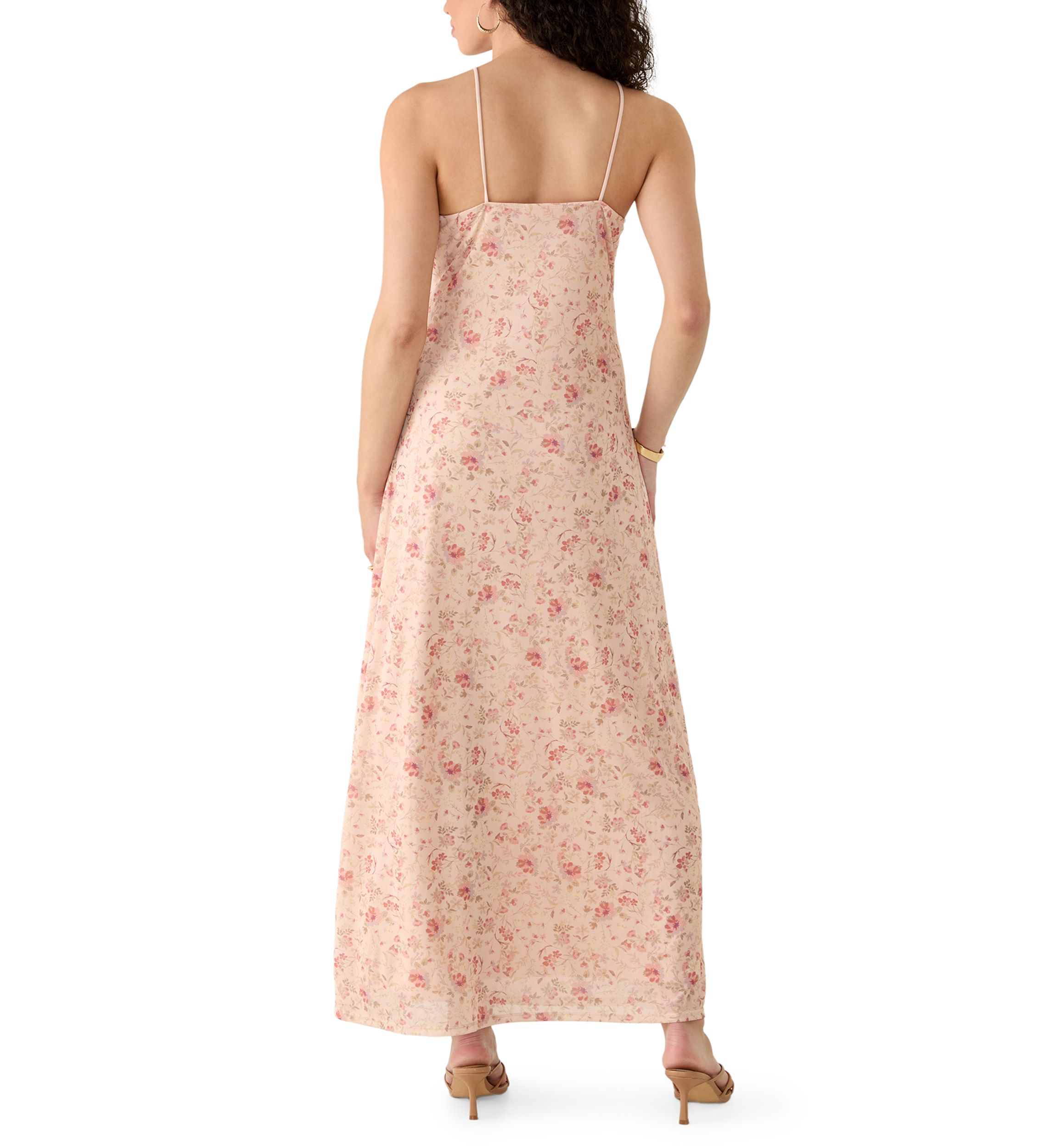 belk pink floral dress Taylor Women's Floral Puff Sleeve Dress with Twist Detail