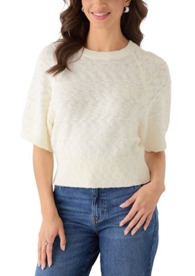 OLIVE + OAK Women's Crew Neck Raglan Sleeve Jersey Top, Large