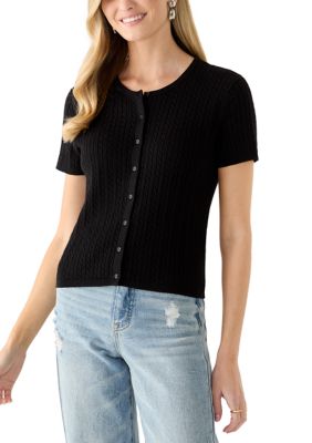 OLIVE + OAK Women's Cable Knit Button Down Cardigan